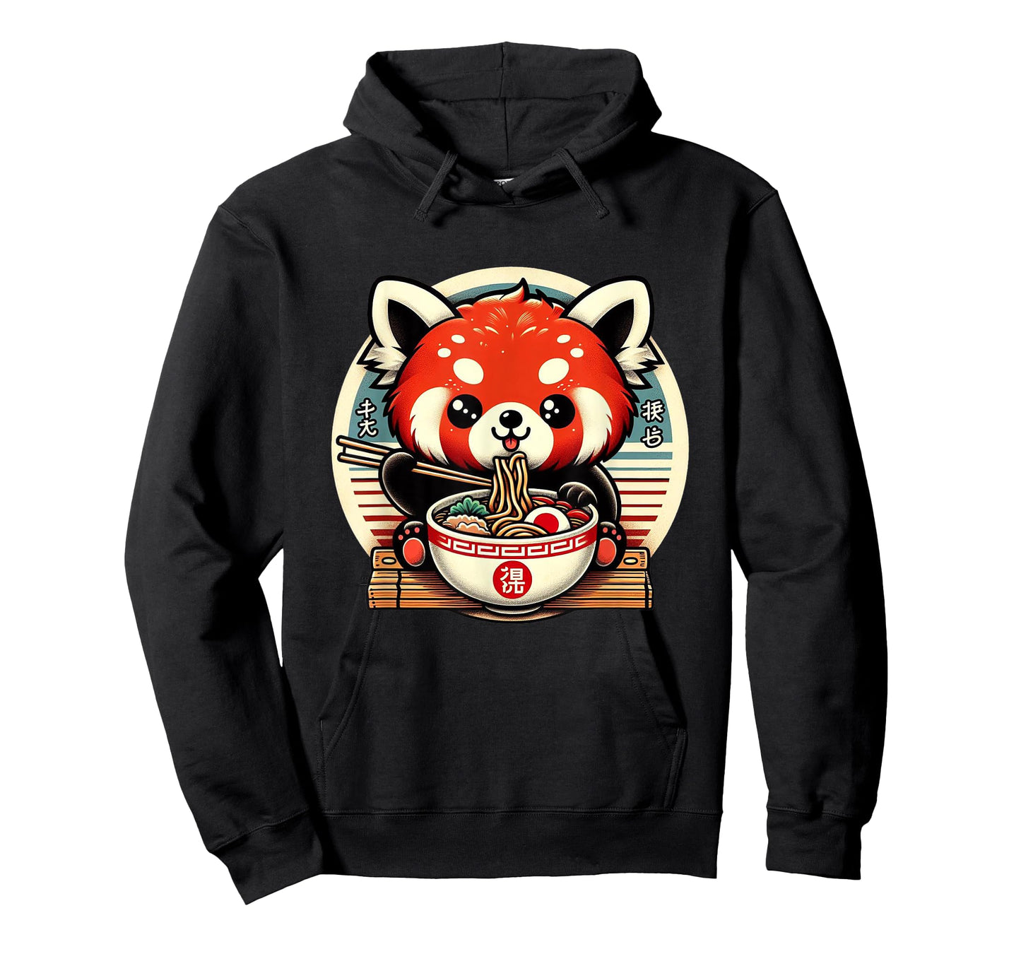 Red Panda Ramen Kawaii Neko Japanese Noodles Aesthetic T-Shirt