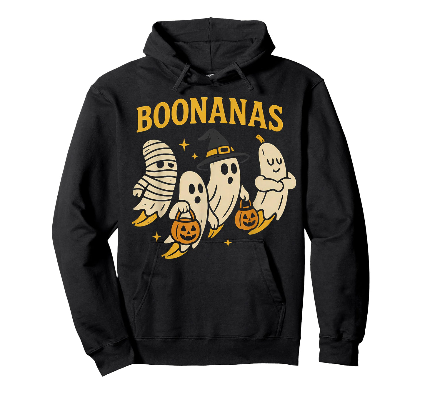 Boonanas Squad Halloween Ghost Spooky Cute Banana Costume T-Shirt