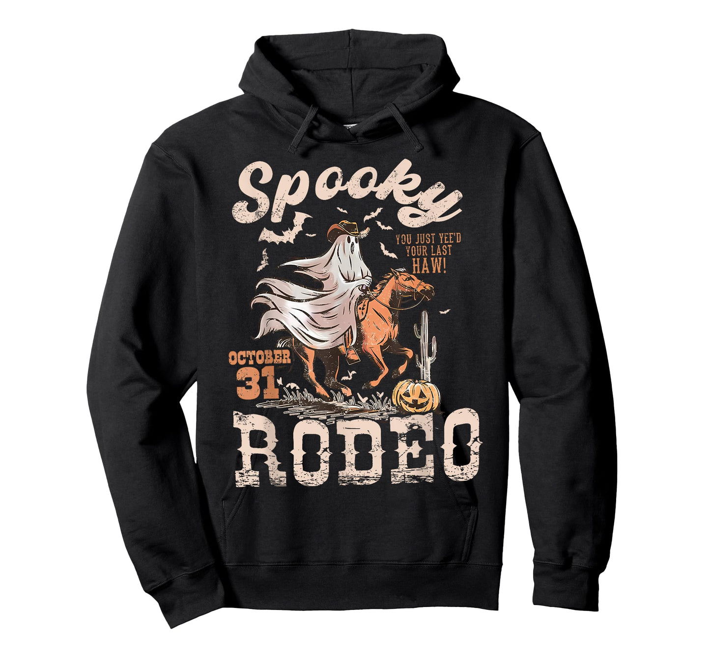 Vintage Halloween Spooky Western Rodeo Cowgirl Men Women T-Shirt