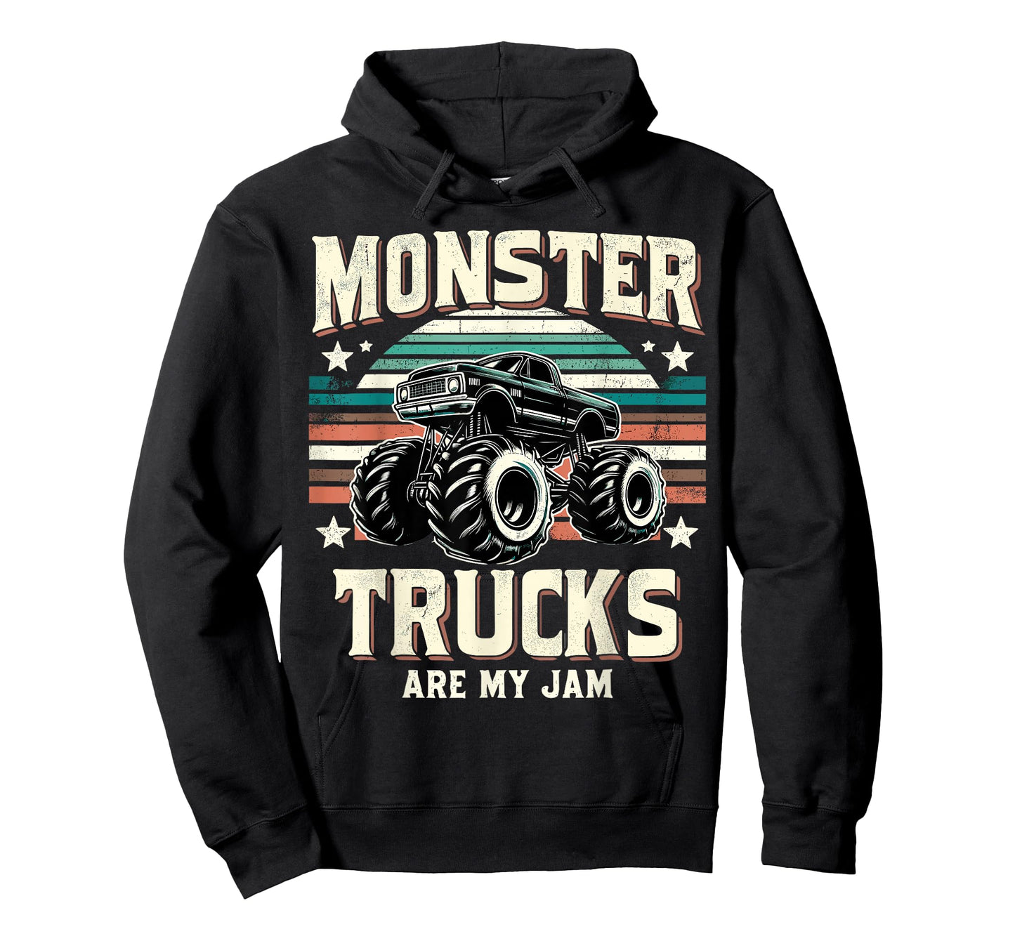 Monster Trucks Are My Jam Vintage Monster Truck T-Shirt