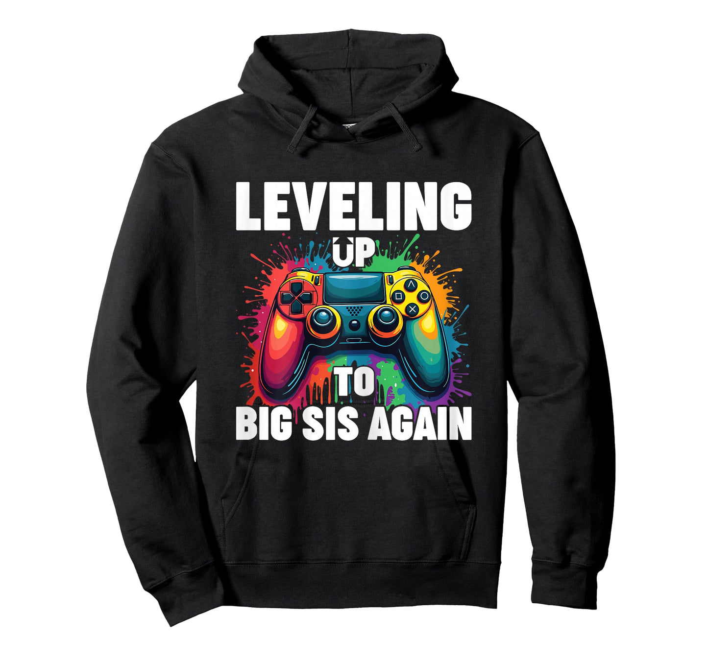 Promoted To Big Sister Gamer Leveling Up To Big Sis Again T-Shirt
