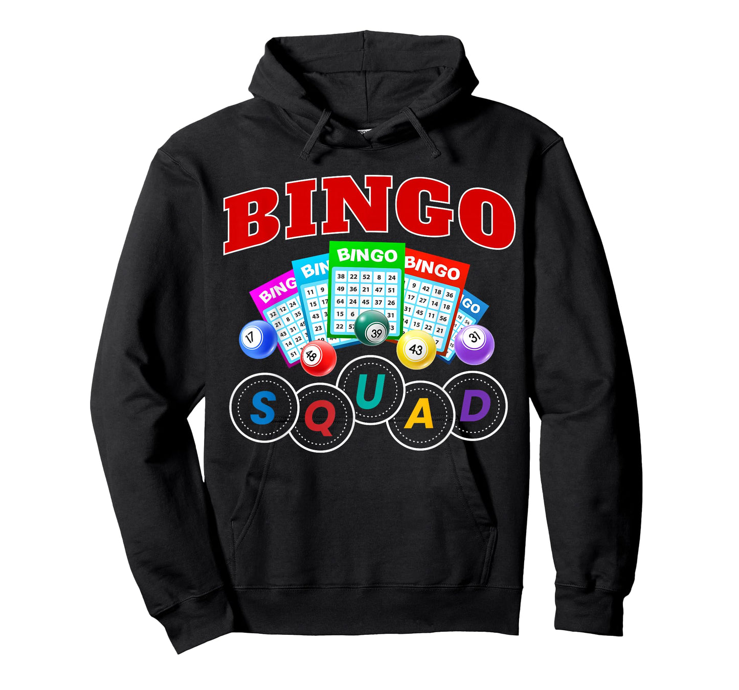 Bingo Squad Funny Game Bingo Party Birthday Family Game T-Shirt