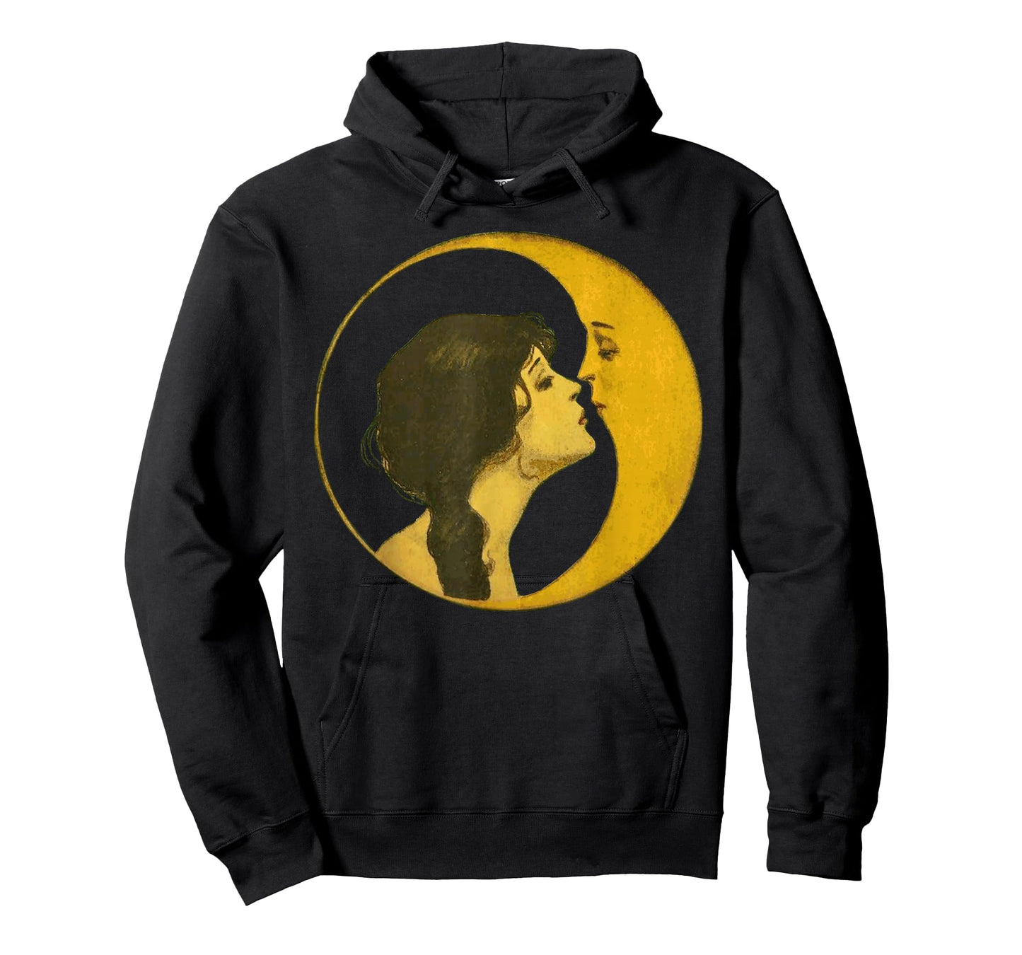 Kiss the Man On The Moon Vintage Art Celestial Gift T-Shirt