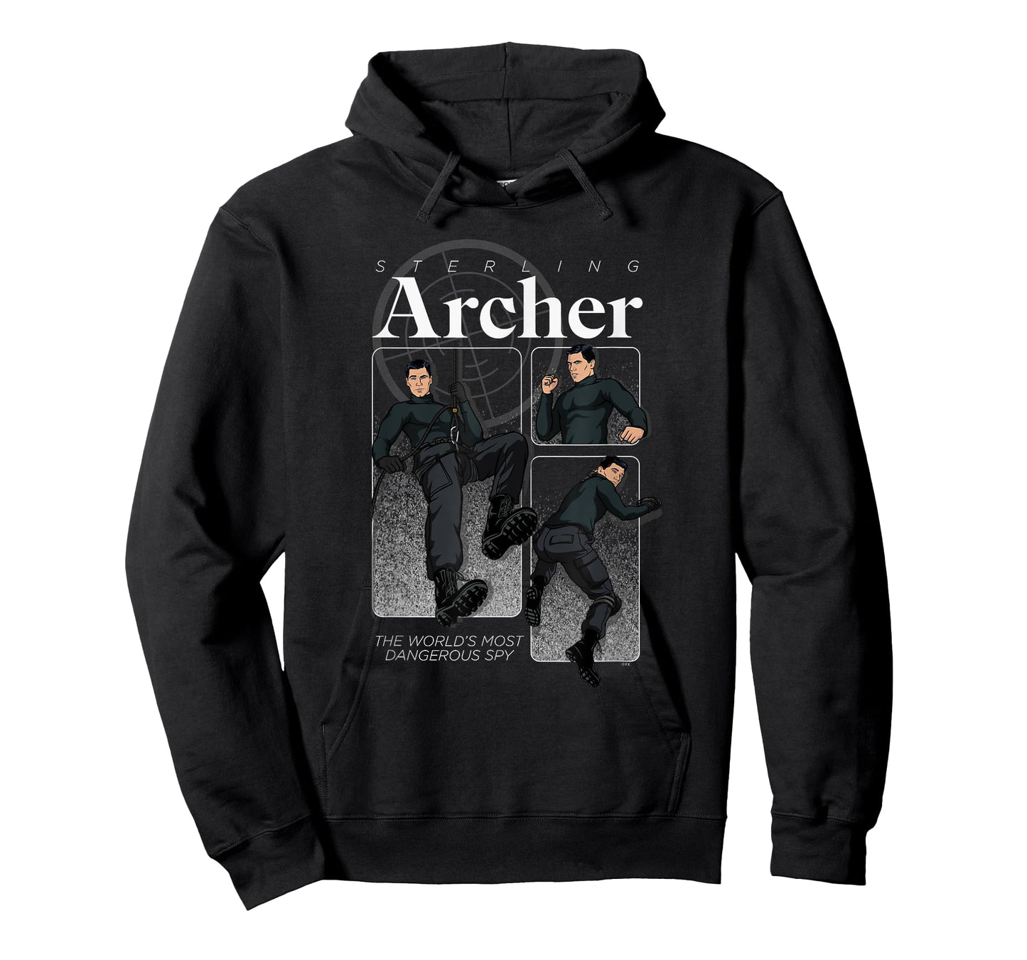 Archer World's Most Dangerous Spy Funny Cartoon T-Shirt