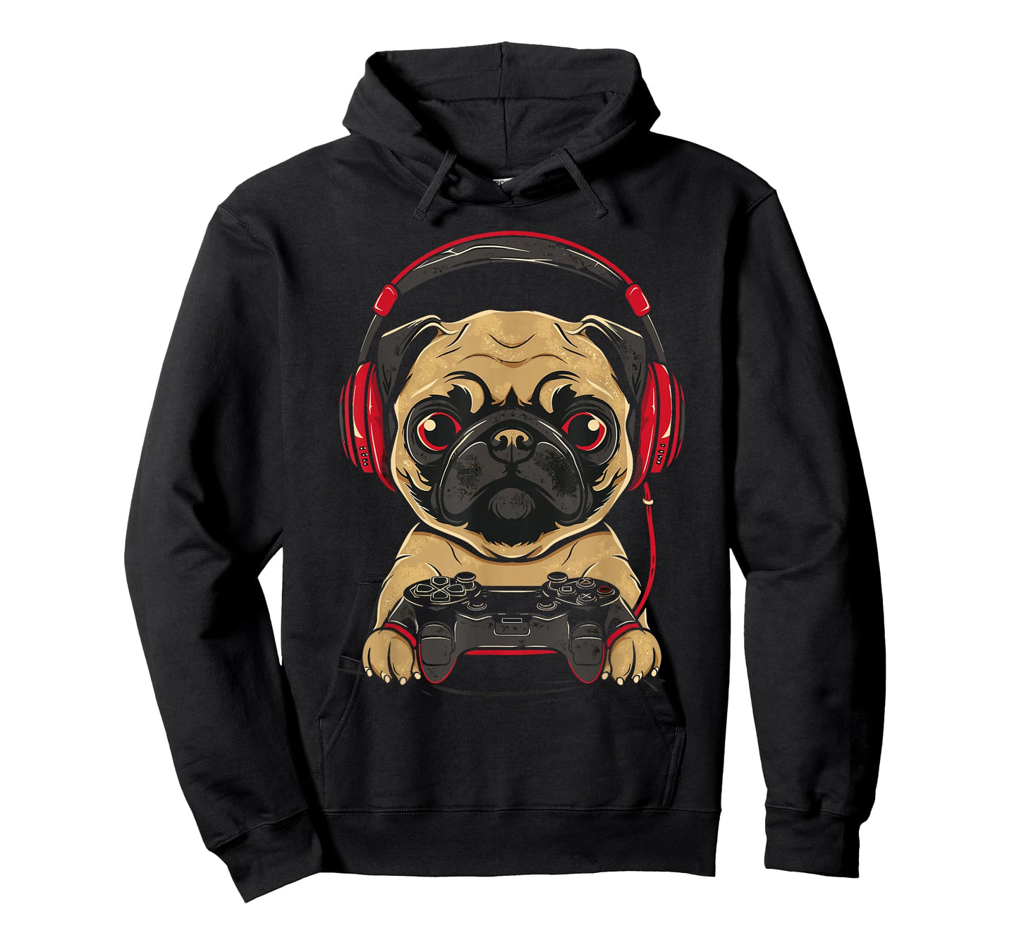 Gamer Pug Gaming Pugs Video Game Dog Lover For Boys Girls T-Shirt