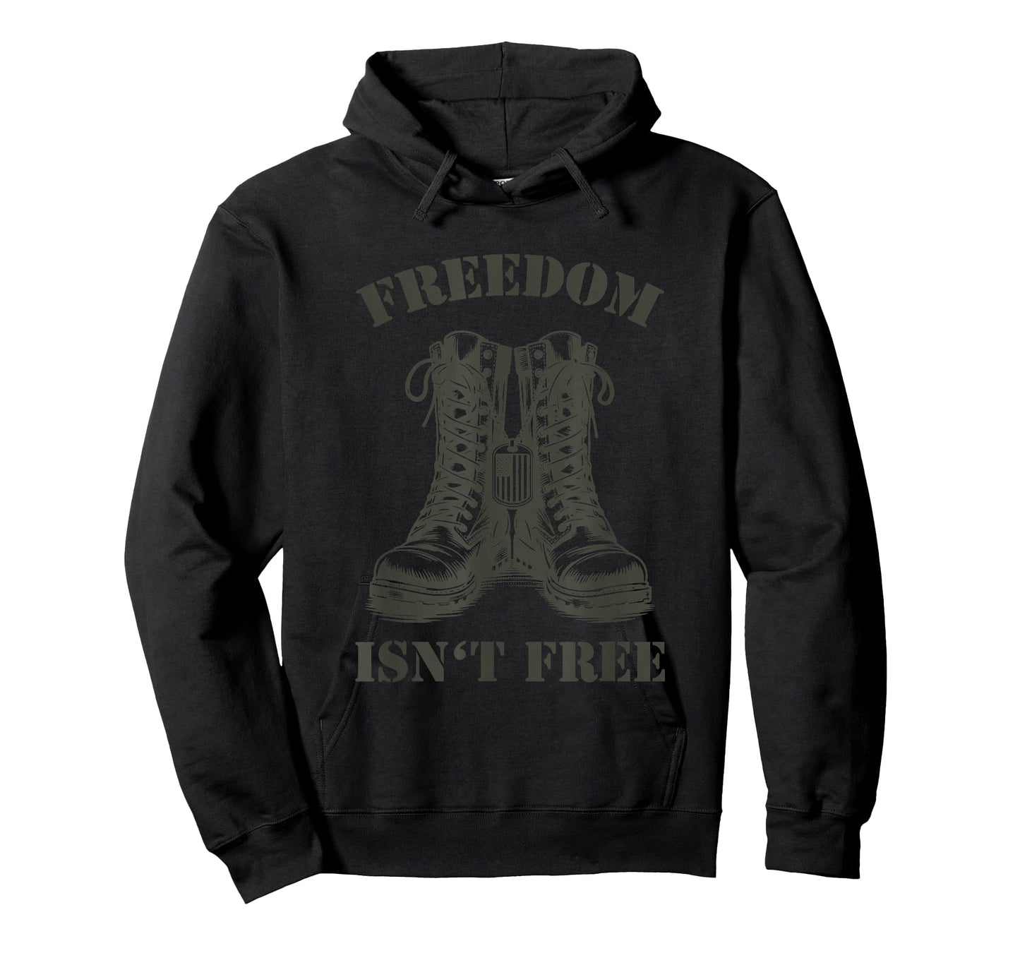 Freedom Isn't Free Combat Boots Veteran Military Soldier T-Shirt
