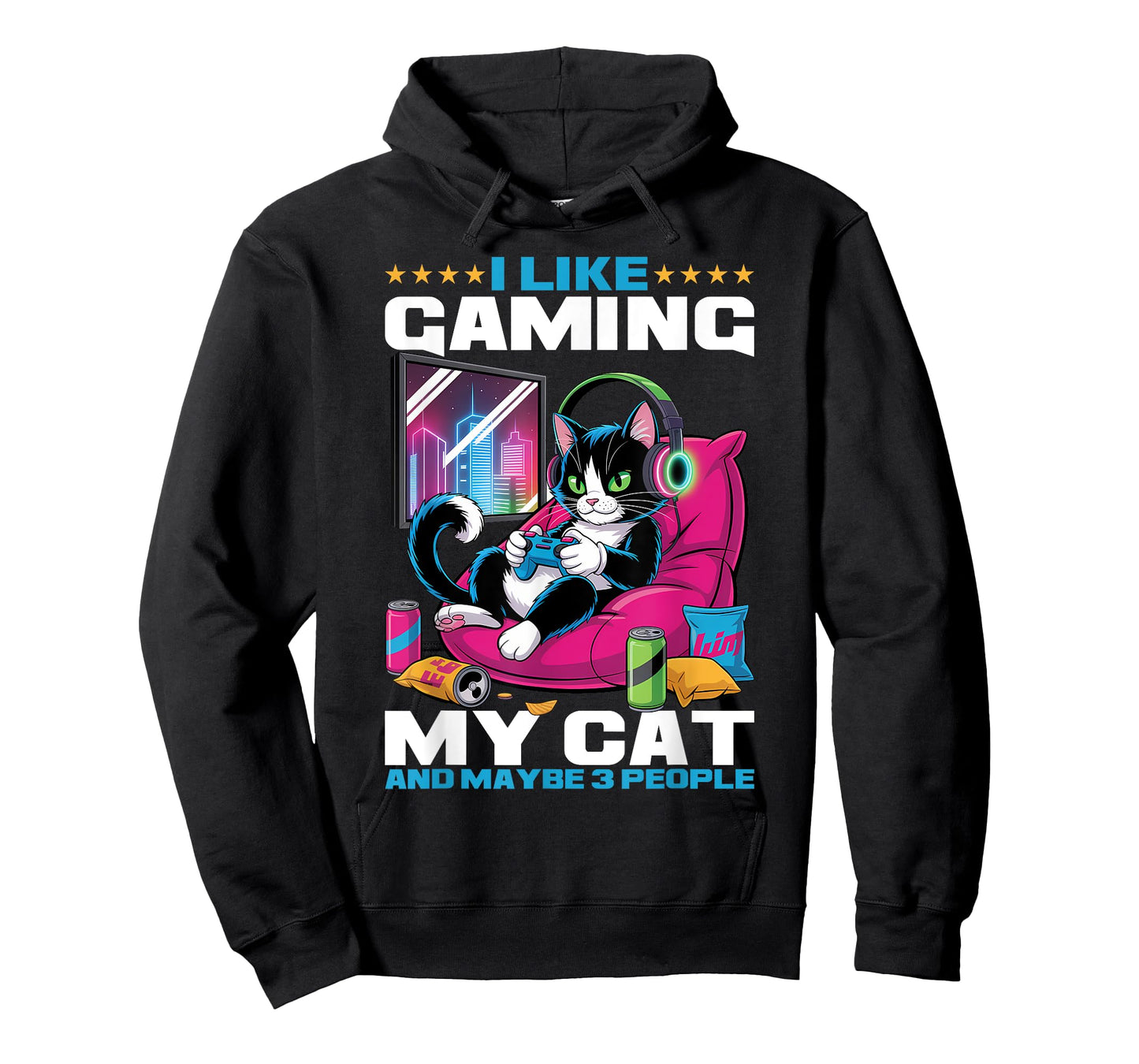Gamer Gaming Cat Video Game T-Shirt