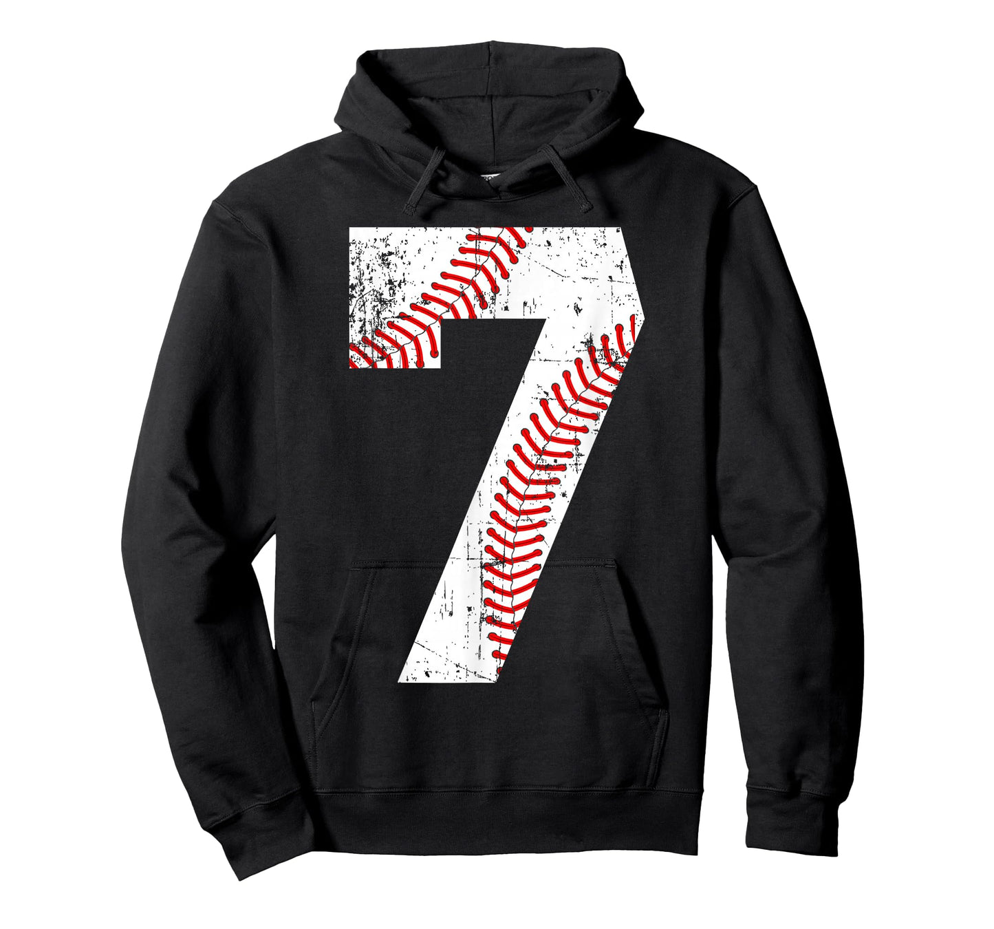 Vintage Baseball 7 Jersey Number T-Shirt