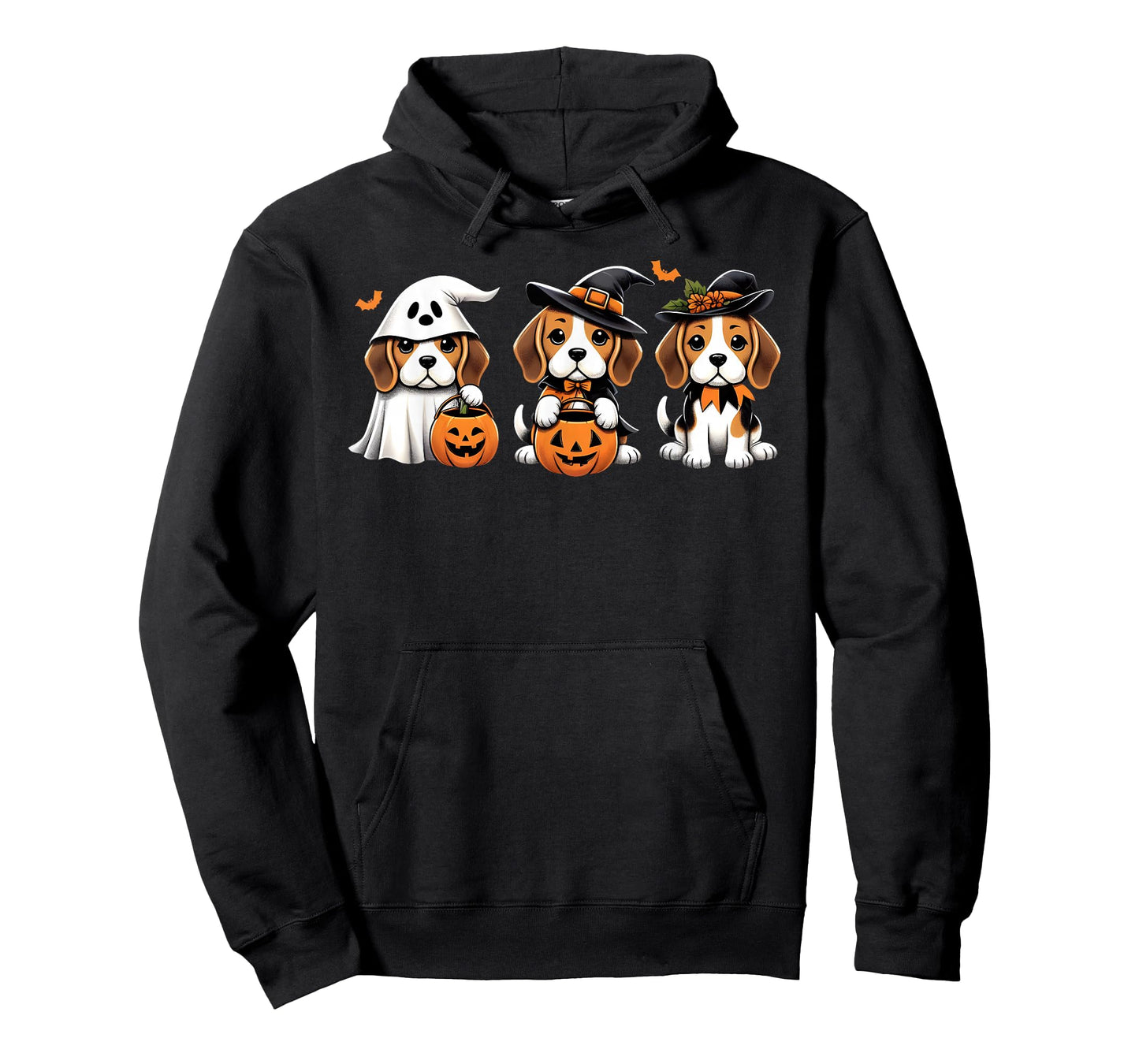 Cute Beagle Spooky Halloween Costume Beagle Ghost Dogs T-Shirt