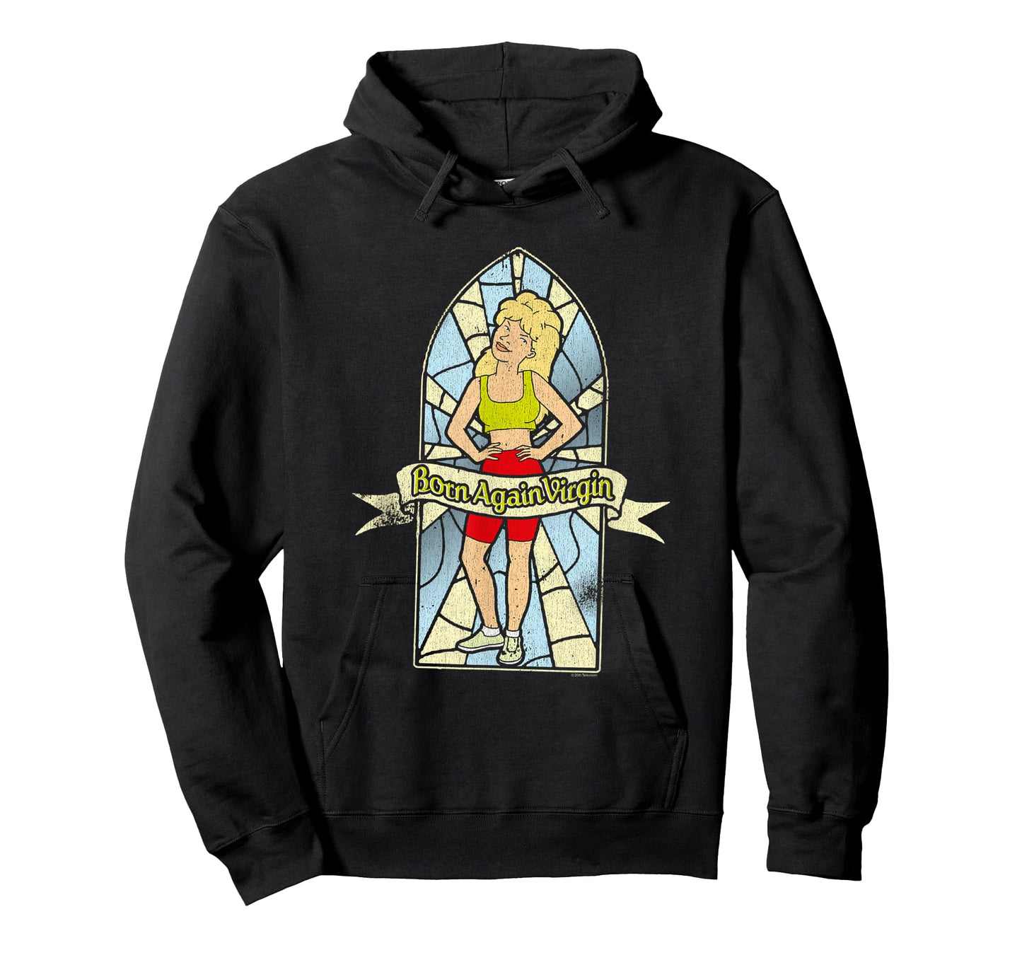 King of The Hill Born Again Virgin Luanne Stained Glass T-Shirt