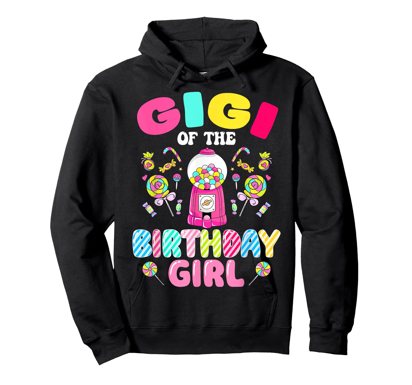 Gigi Of The Birthday Girl Candy Family Bday Party T-Shirt