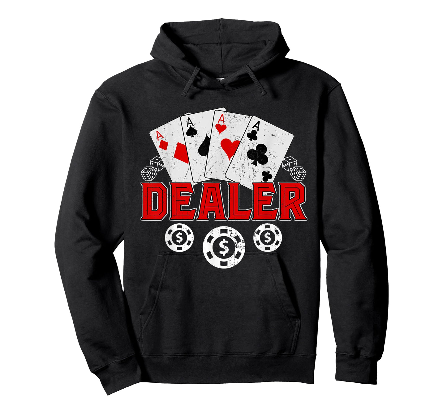 Casino Dealer Halloween Costume Shirt Poker Gambling T-Shirt