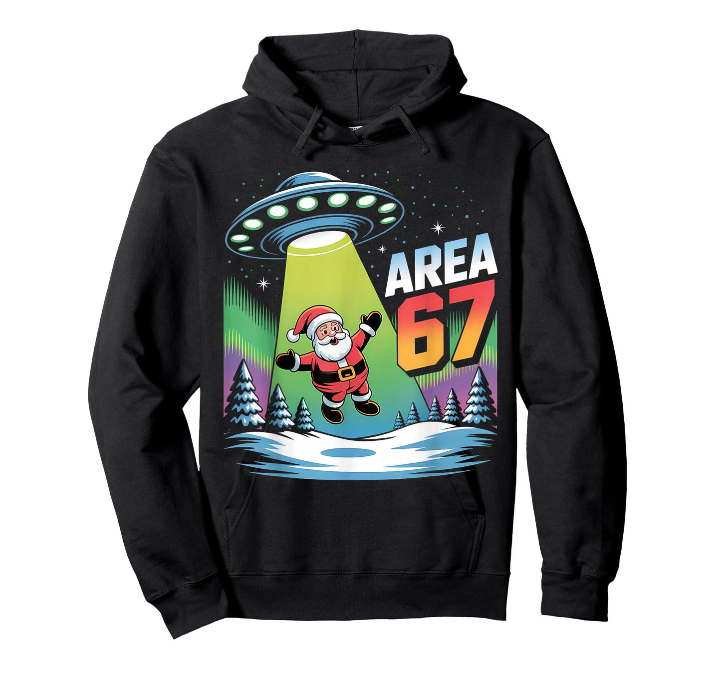 Alien Santa Christmas Meme Area 67 T-Shirt