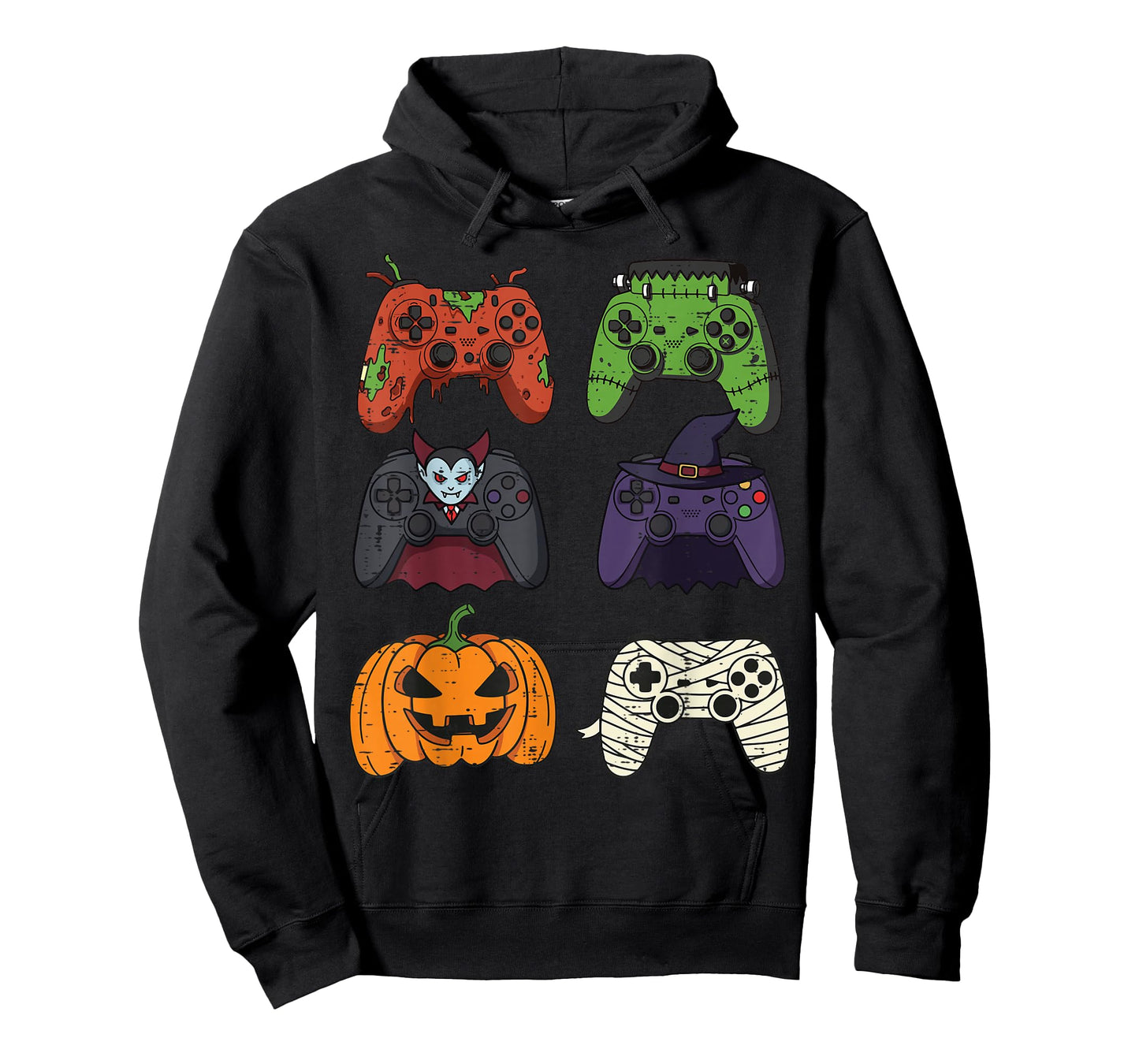 Halloween Gaming Controllers Gamer Costume Men Boys Kids T-Shirt