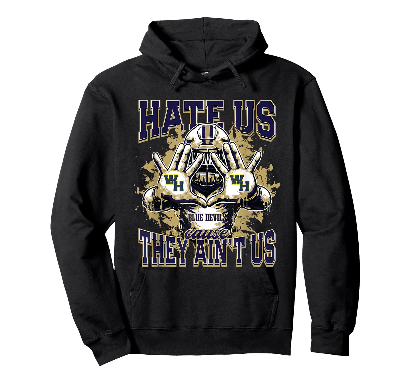 Winter Haven Blue Devils Logo Hate Us Cause They Ain't HS T-Shirt