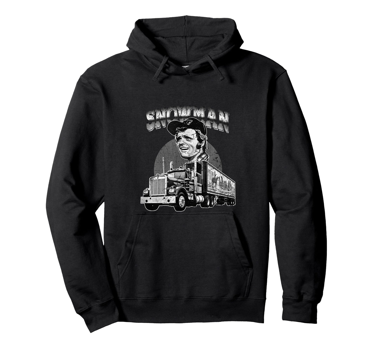 70s Retro Snowman Truck 1970s vintage retro grey T-Shirt