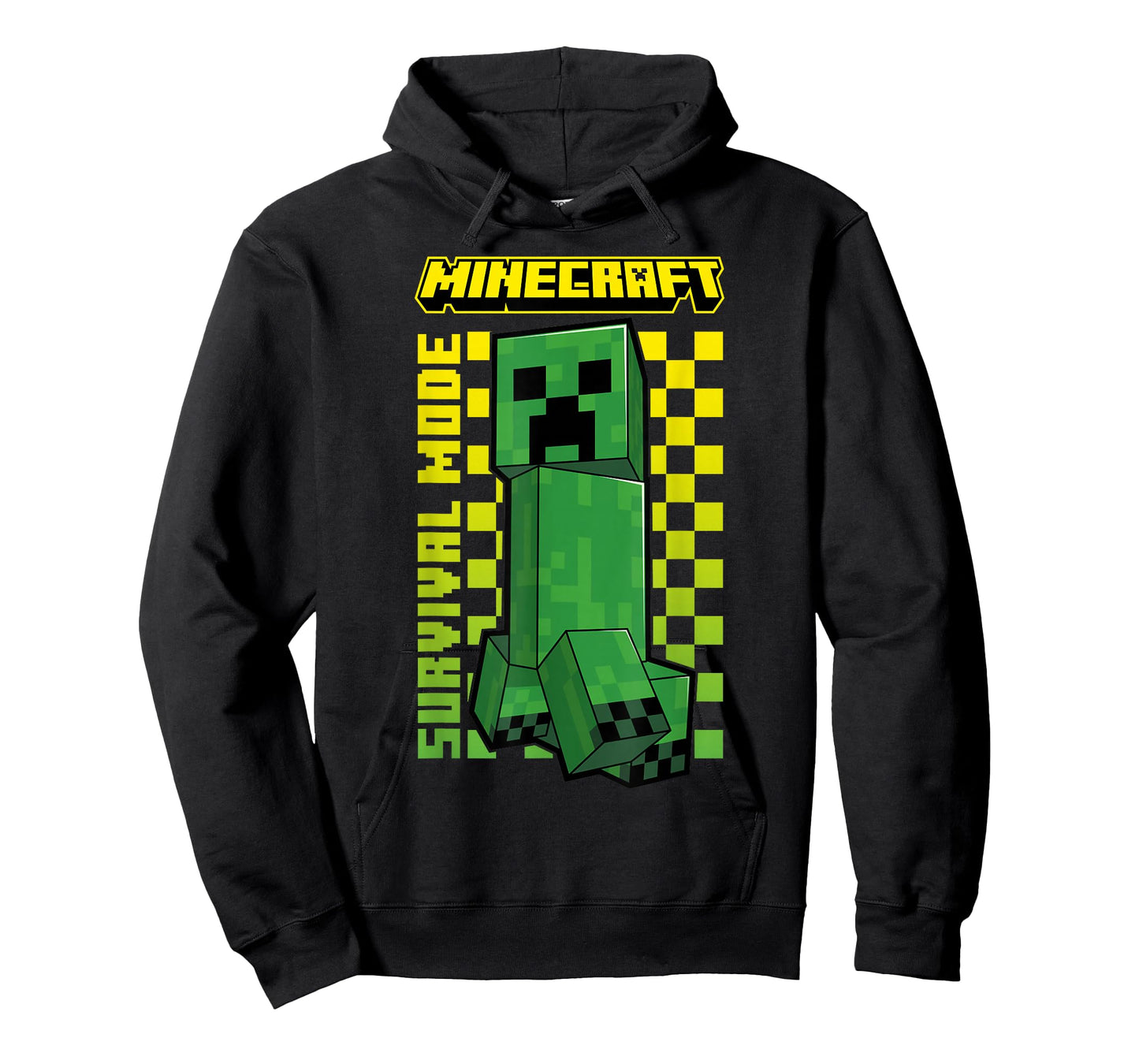 Minecraft Yellow Checkered Survival Mode Creeper T-Shirt