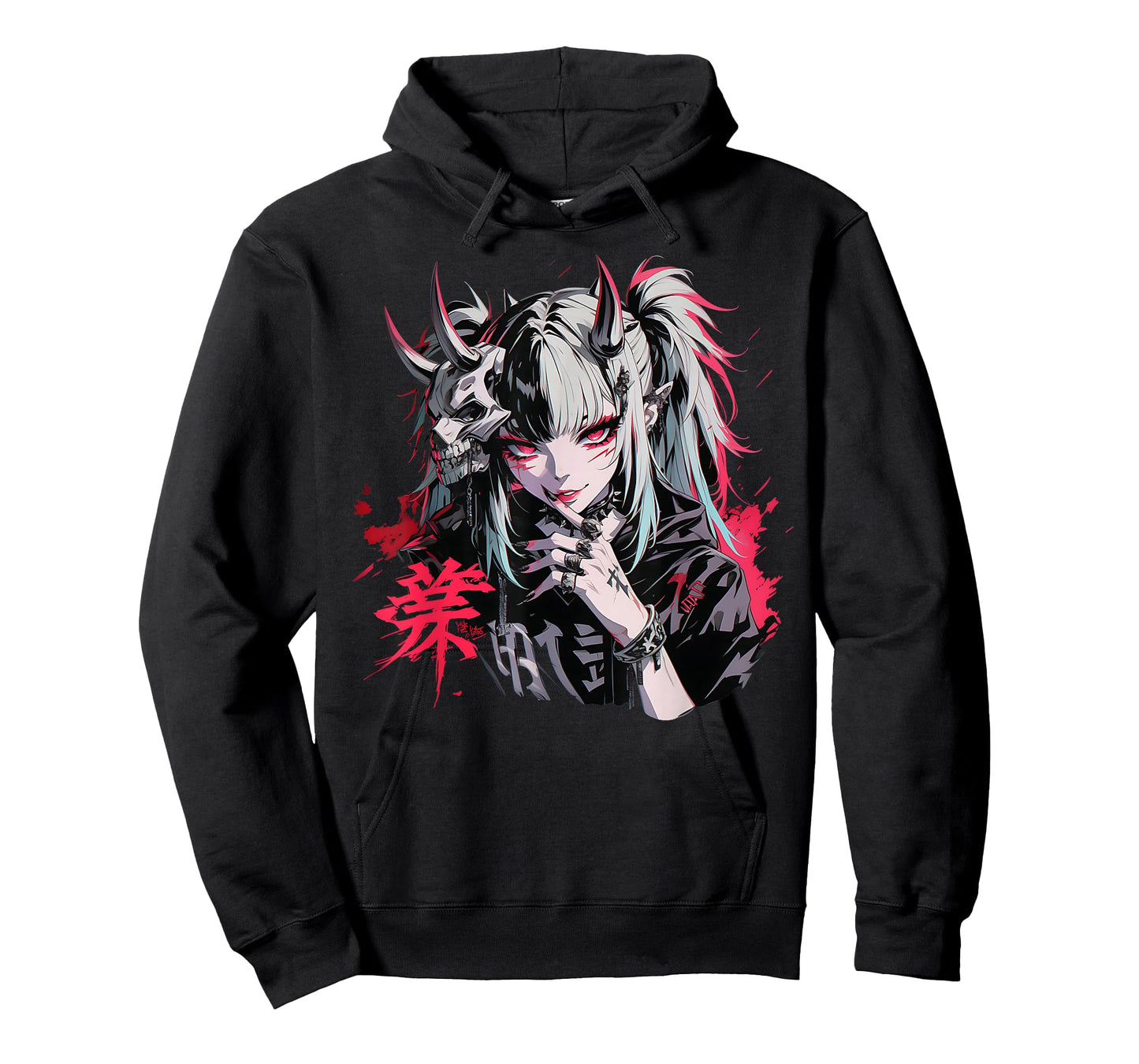 Gothic Anime Demon Waifu Cute Japan Manga Vaporware Retro T-Shirt