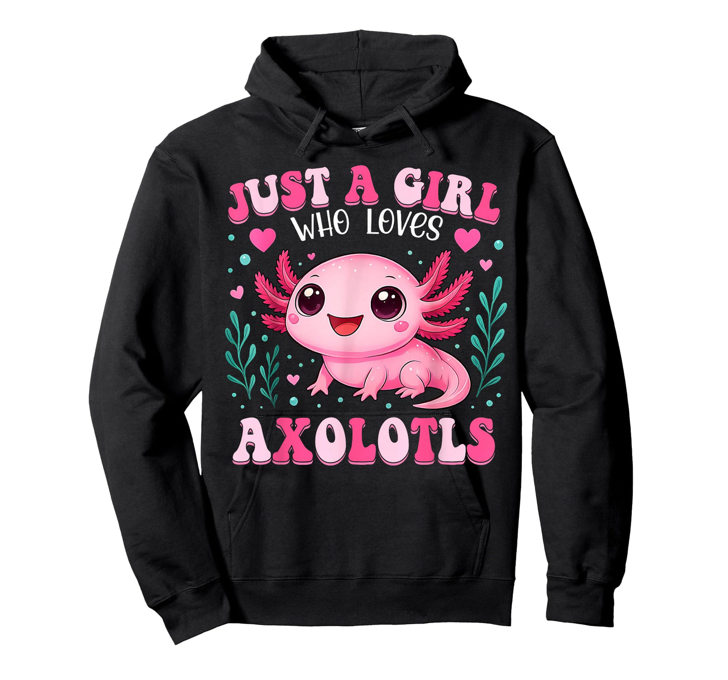 Just A Girl Who Loves Axolotls Axolotl Kawaii Girls Kids T-Shirt