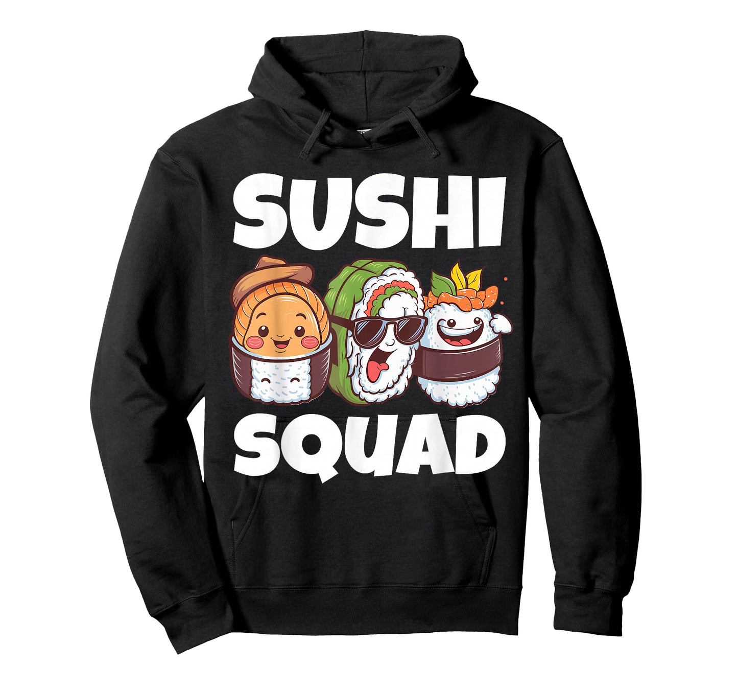 Sushi Squad Cute Food Chef Funny Kawaii Roll Japanese Sushi T-Shirt