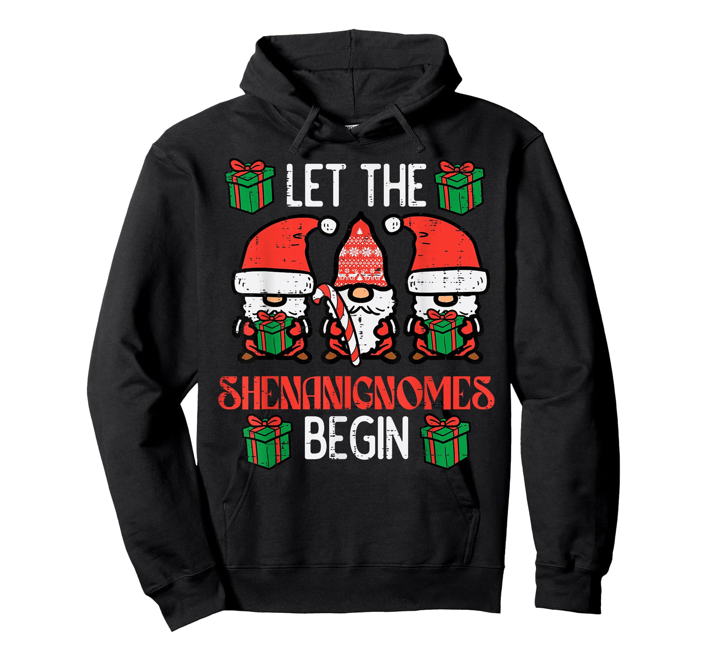 Christmas Let Shenanignomes Begin Xmas Gnomes Men Women Kids T-Shirt