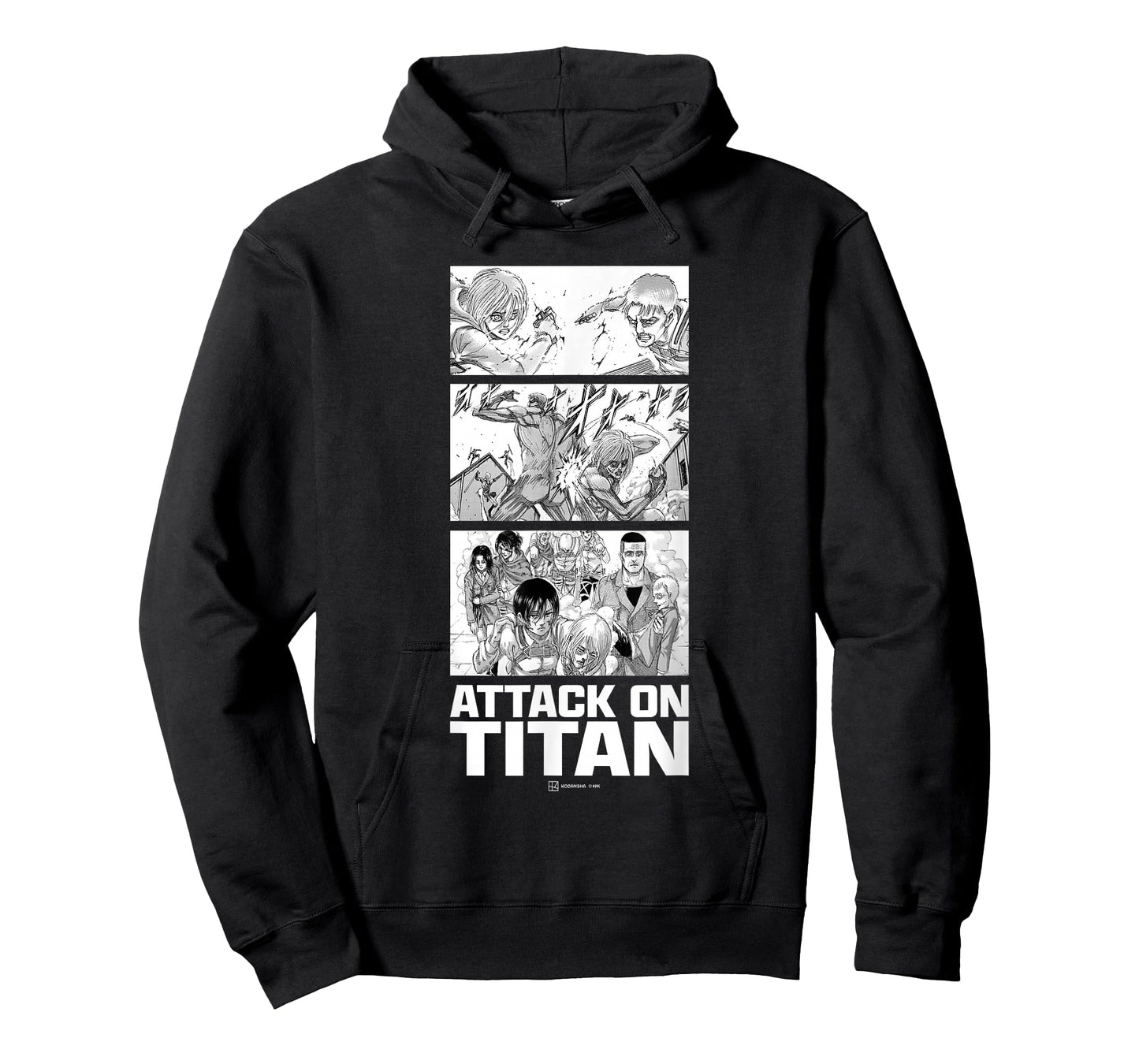 Attack on Titan Annie Leonhart VS Reiner Braun Stack Manga T-Shirt