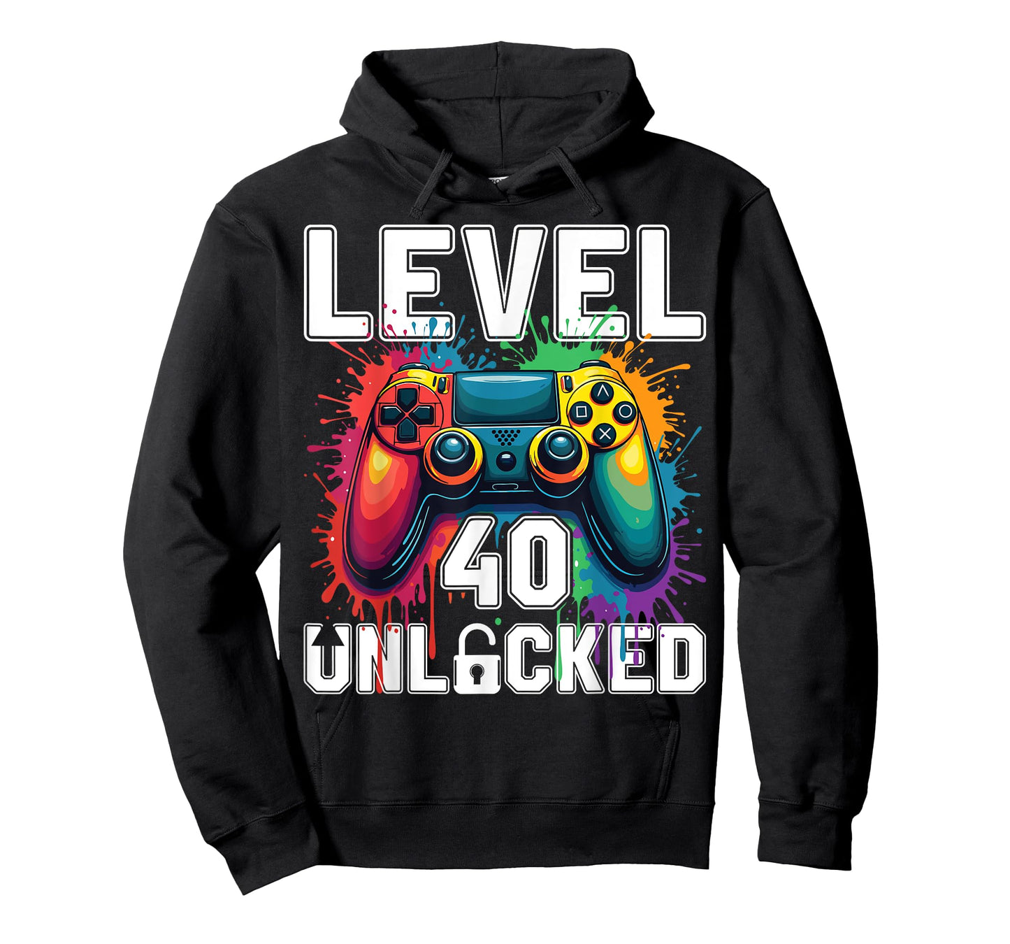 Level 40 Unlocked Funny Video Game Theme 40th Birthday T-Shirt