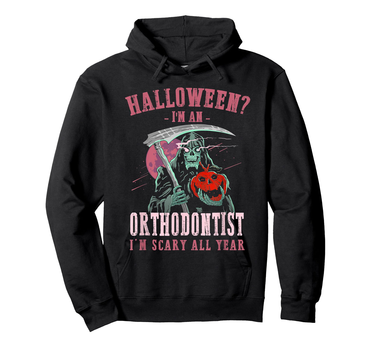Orthodontist I'm Scary All Year Halloween Orthodontics T-Shirt