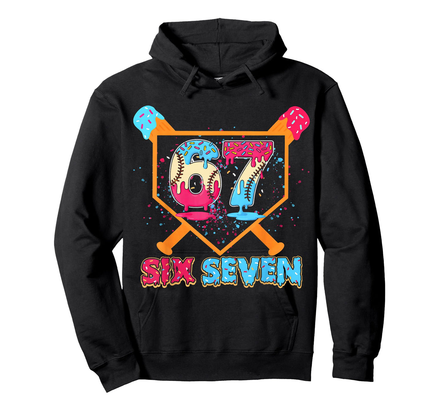 Baseball Drip Number 67 Player Or 67th Birthday T-Shirt