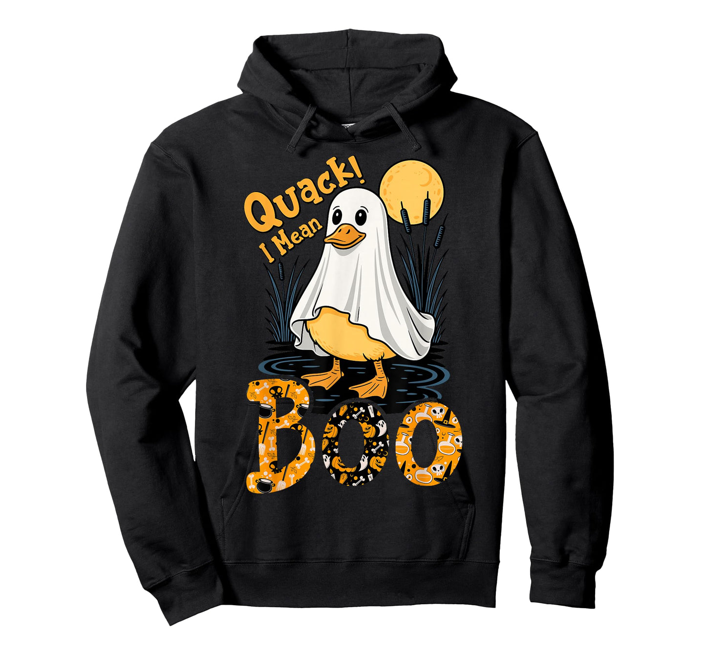 Quack I Mean Boo Duck Trick or Treat Spooky Halloween Party T-Shirt