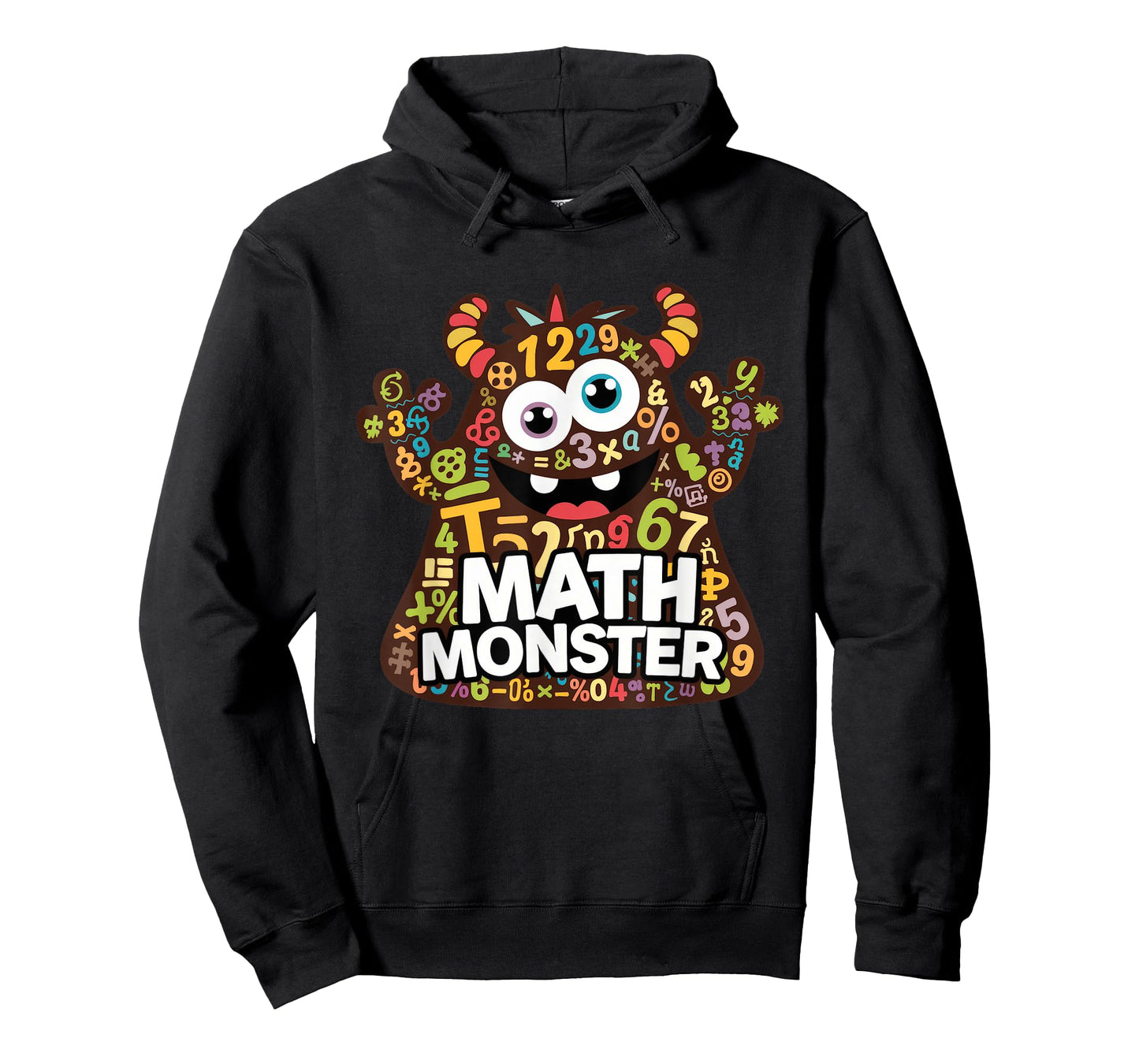 Cool Math Monster Funny Design for Students and Teachers T-Shirt