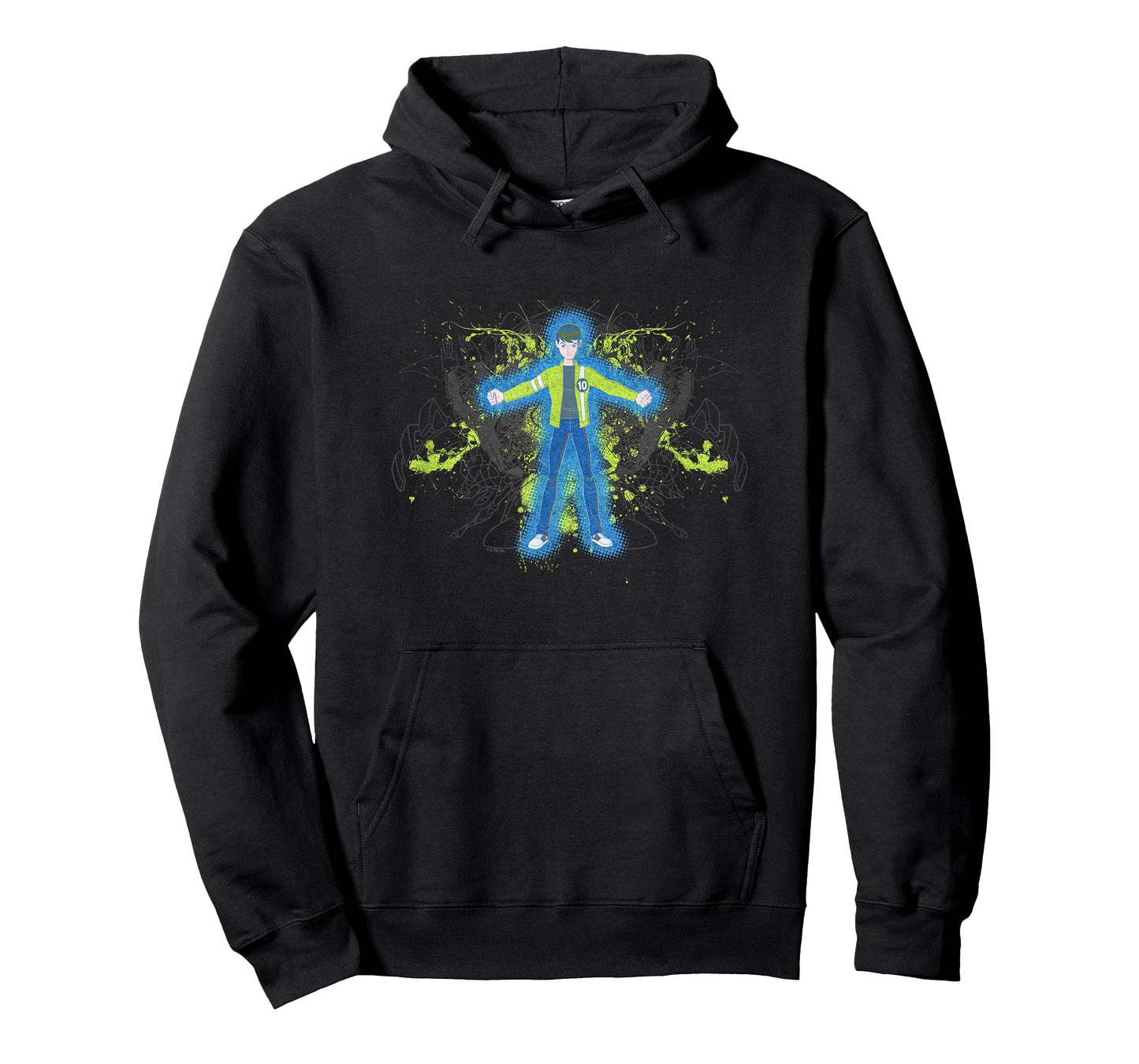Ben 10: Alien Force Ben Tennyson Hero Time Silhouettes Retro T-Shirt