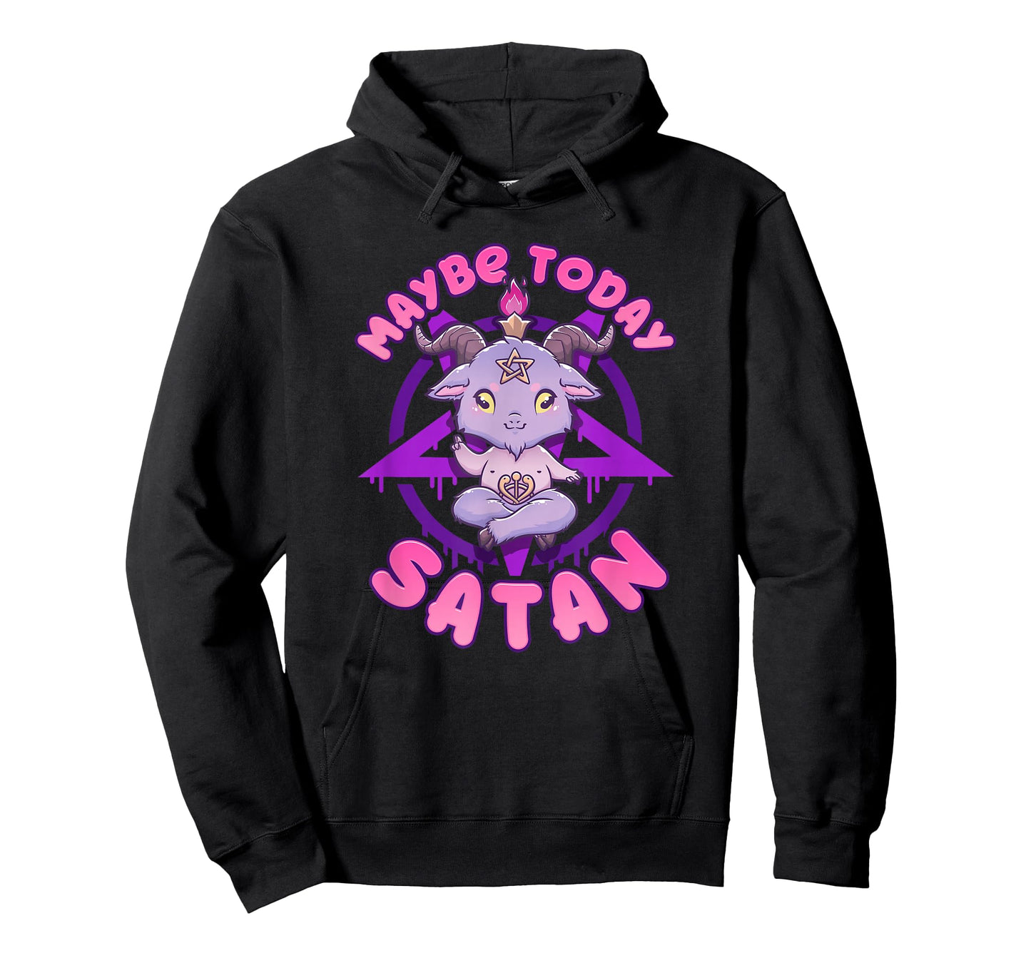 Maybe Today Satan I Cute Kawaii Anime Baphomet T-Shirt