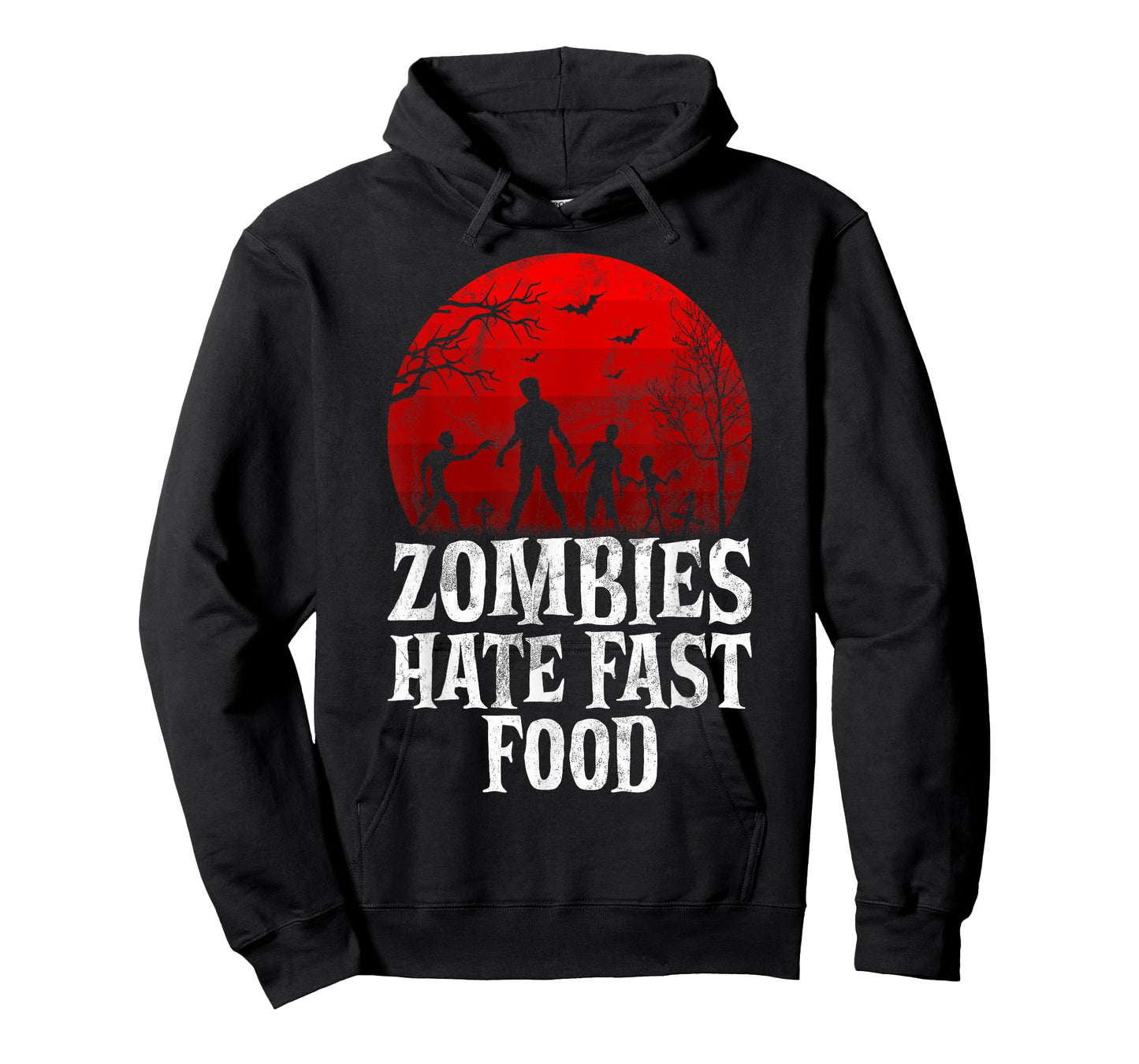 Zombies Hate Fast Food Zombie T-Shirt
