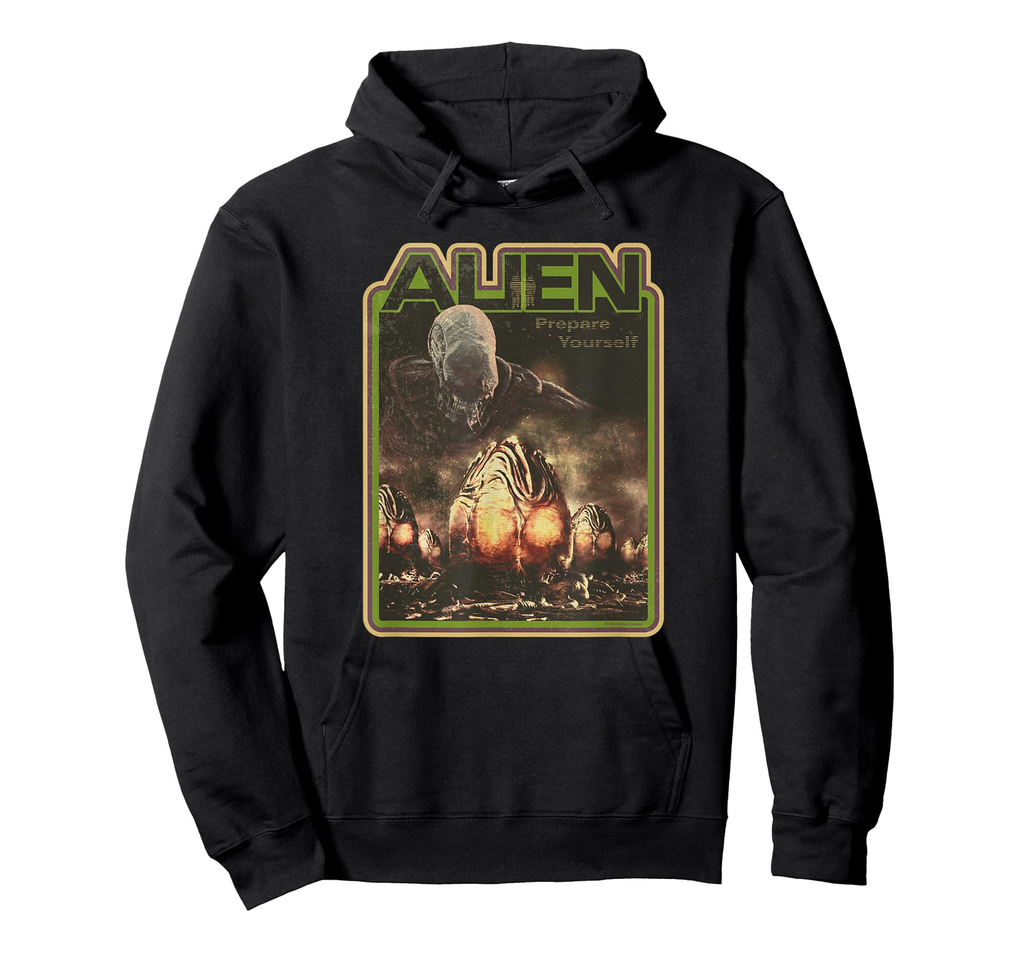 Alien Xenomorph Prepare Yourself Retro T-Shirt Small