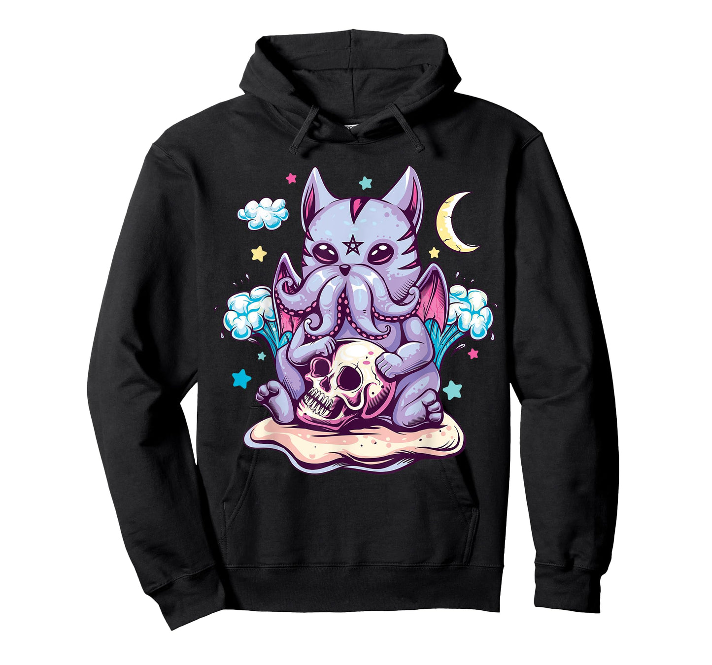 Kawaii Pastel Goth Cute Creepy Creature Skull Demon Menhera T-Shirt