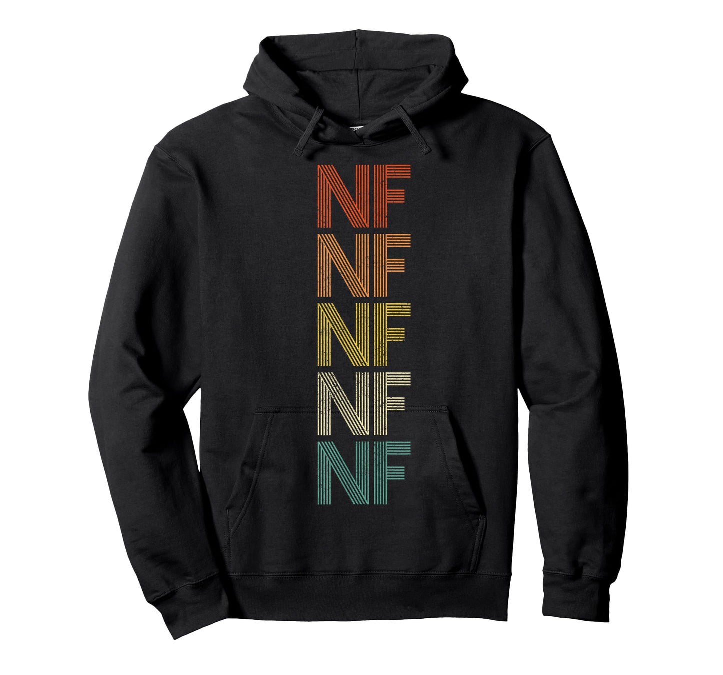 Nf Tee-Tshirt Gifts Unisex-Adult Retro T-Shirt Black Small Short Sleeve T-Shirt