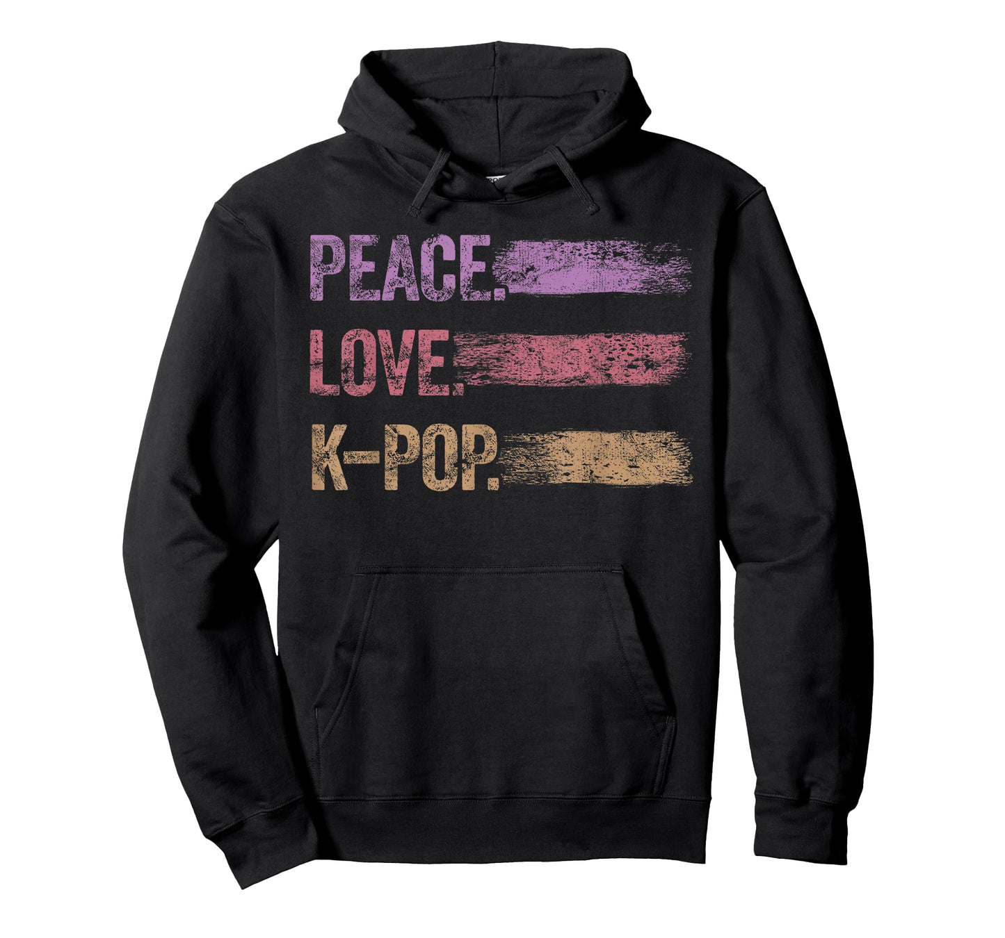 Retro Headset Kpop Peace Love K-Pop Heart K Pop Girl T-Shirt