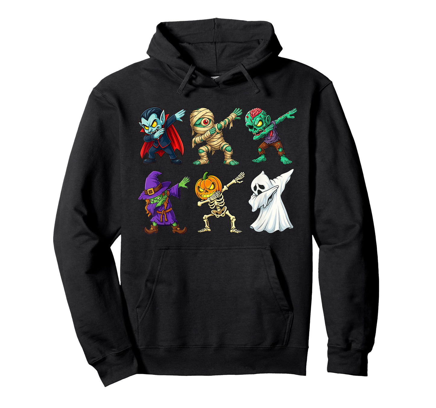 Halloween Zombie Mummy Vampire Dabbing Spooky Skeleton Dabs T-Shirt