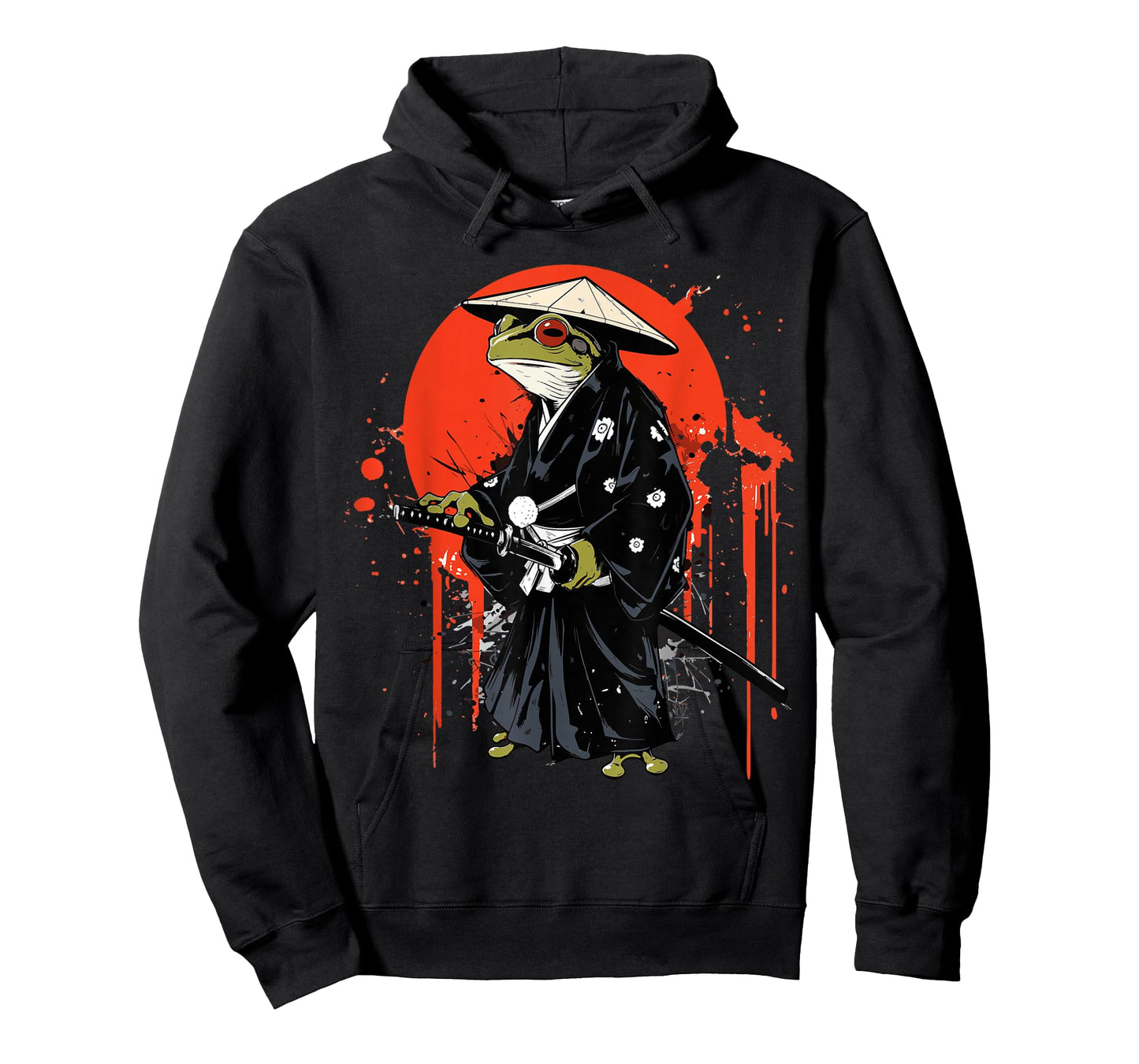 Katana Frog Samurai Frog Toad T-Shirt