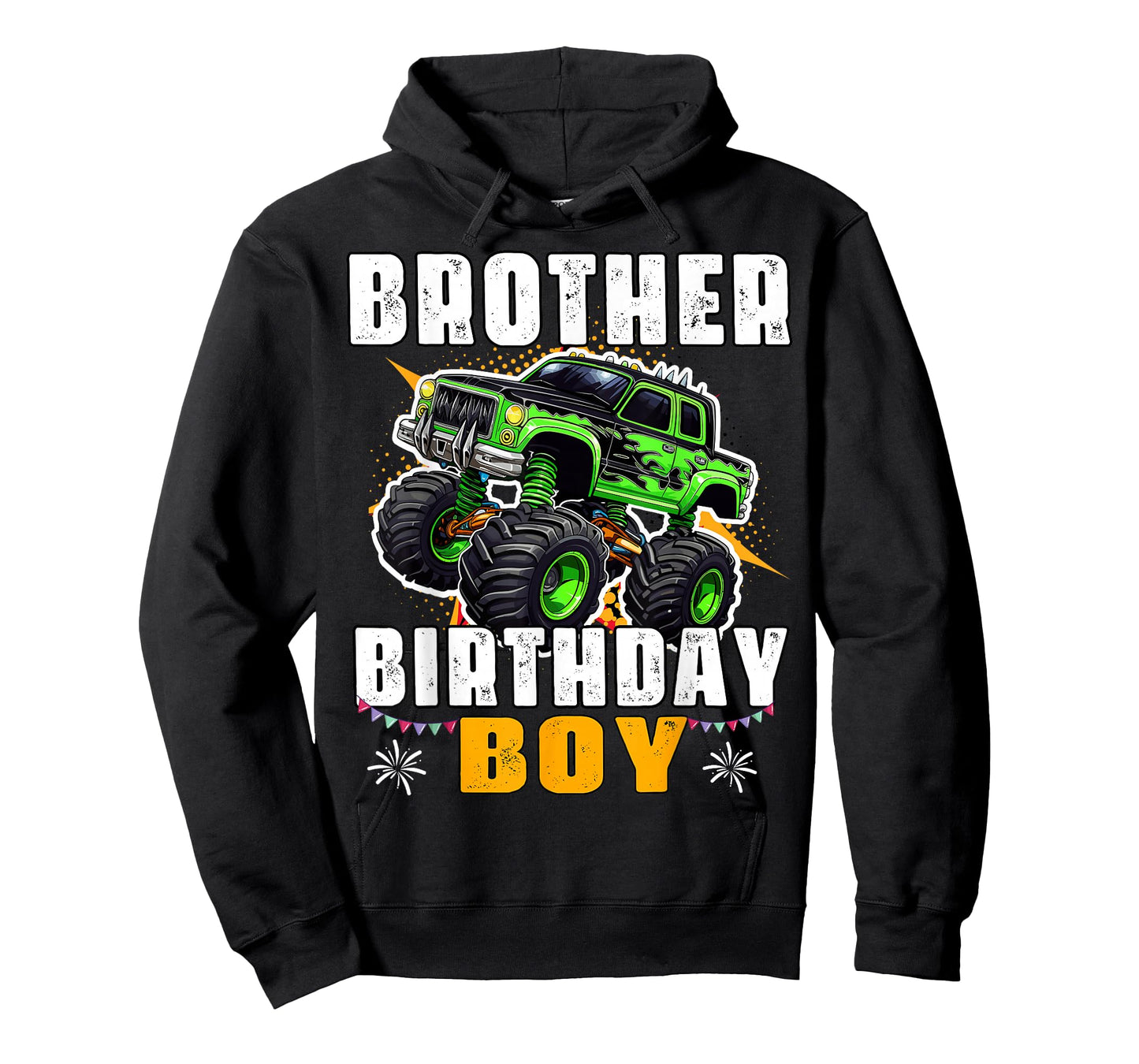 Brother of The Birthday Boy Monster Truck Family Matching T-Shirt