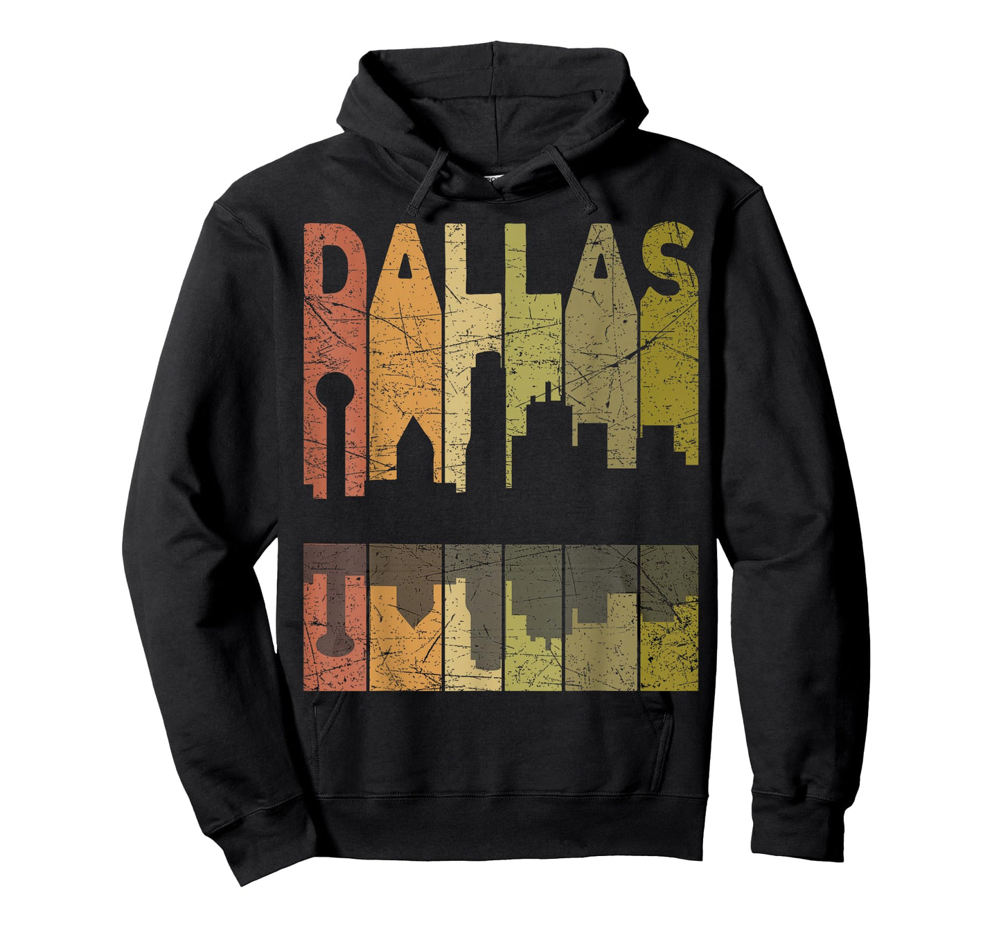 Dallas Vintage Dallas Texas Retro Dallas Skyline T-Shirt