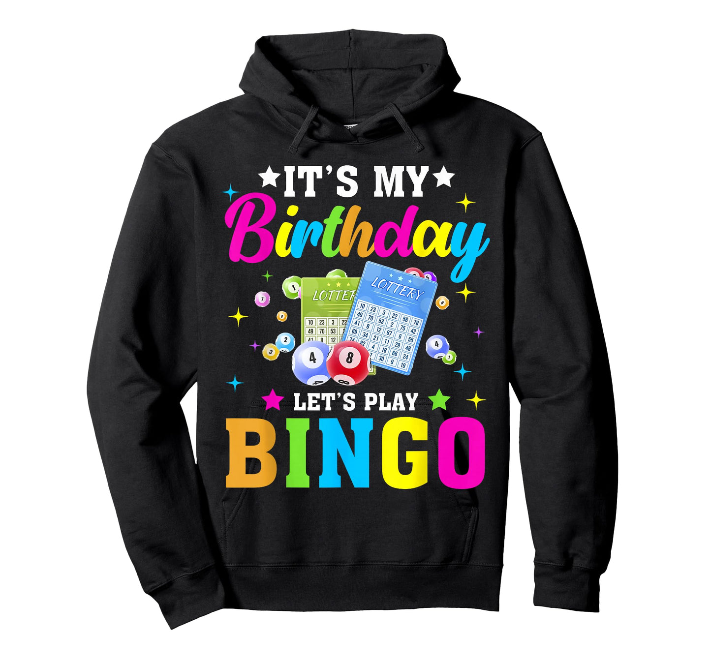 Bingo It's My Birthday Let's Play Bingo Vintage Xmas T-Shirt