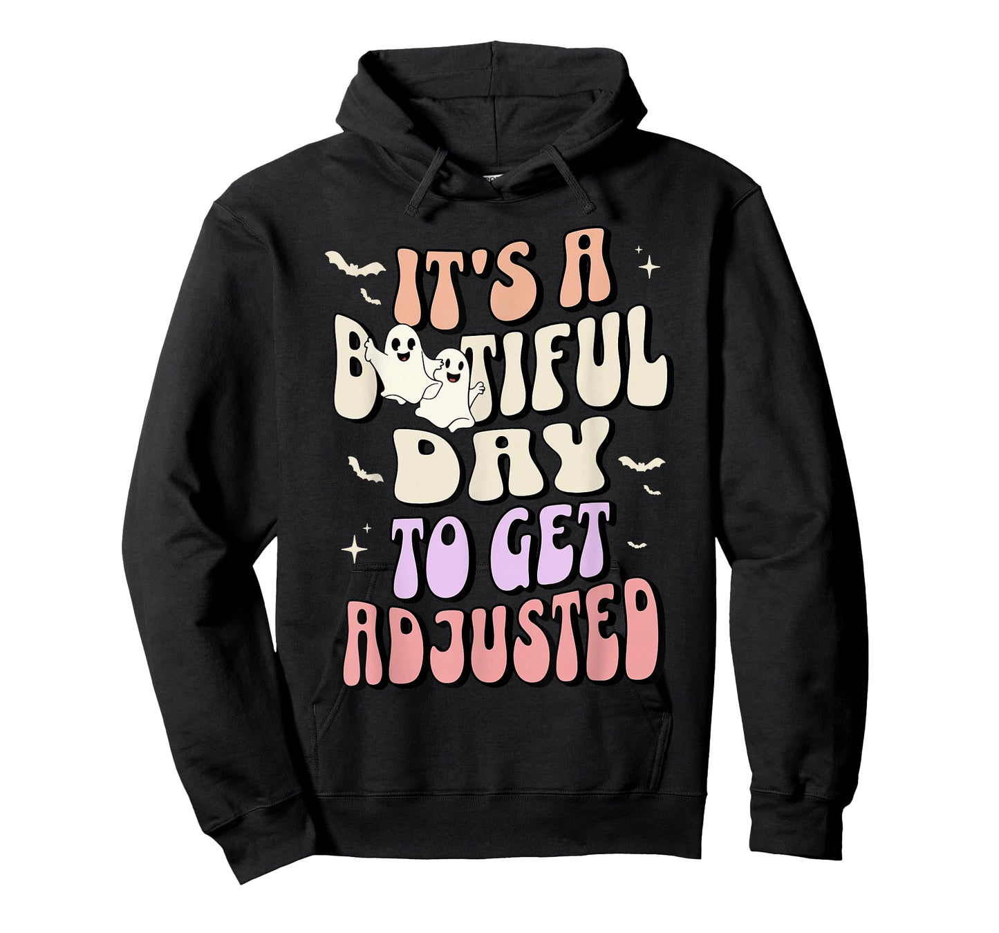 It's A Bootiful Day Chiropractic Halloween Ghost Chiro Squad T-Shirt