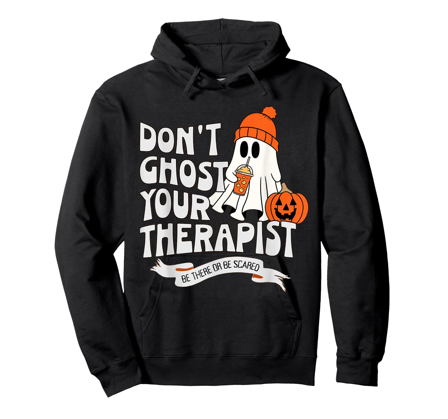 Don't Ghost Your Therapist Halloween Mental Health Advocacy T-Shirt