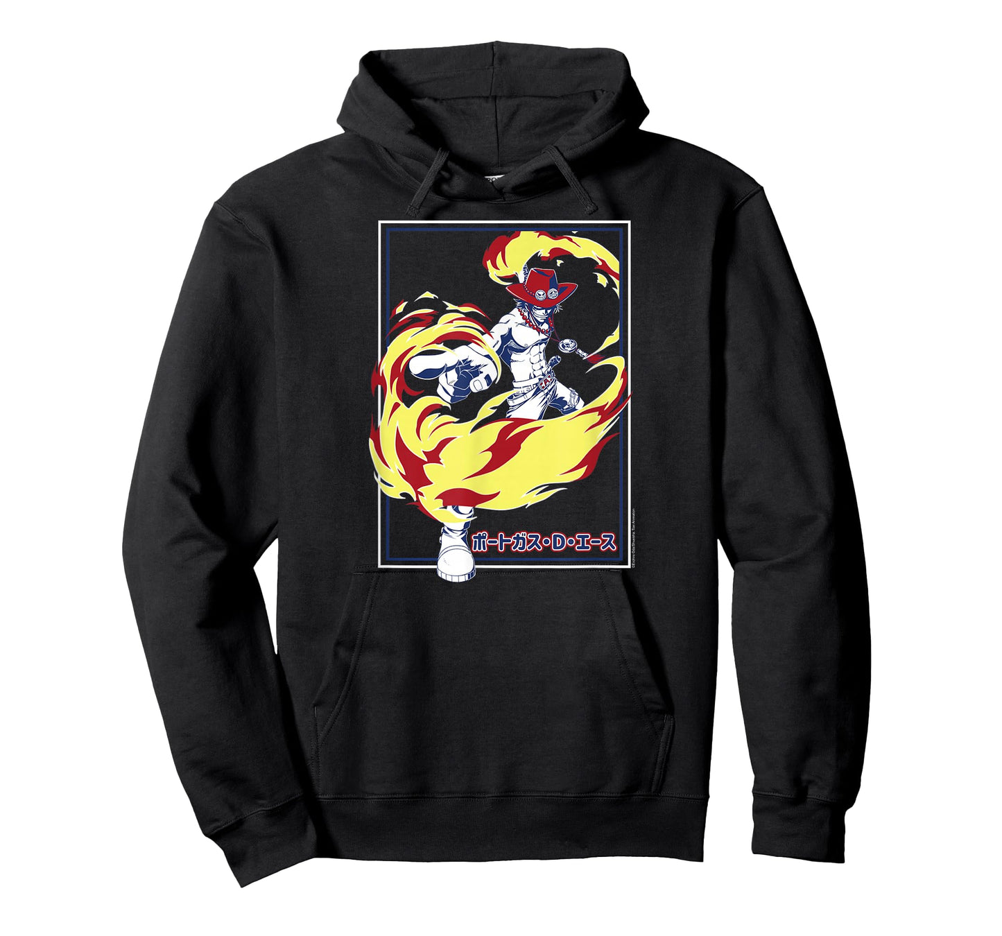 One Piece Anime Fire Fist Ace Frame T-Shirt
