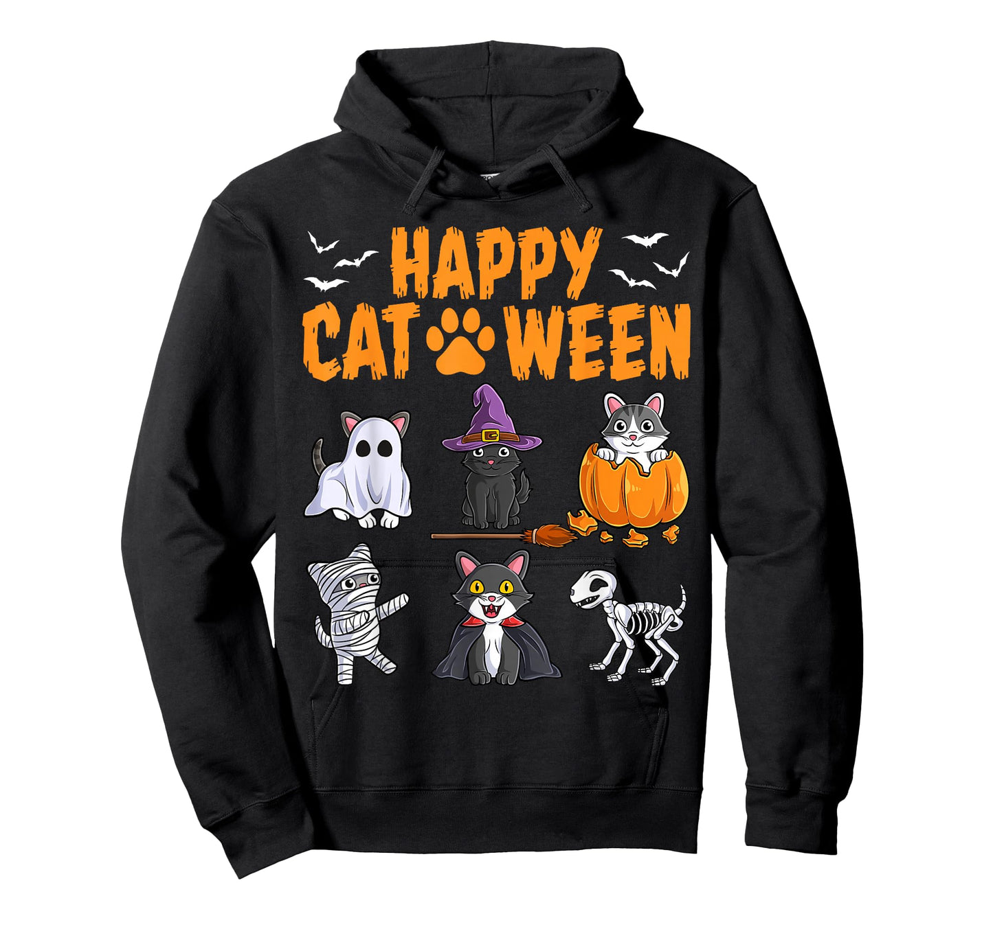 Cats Halloween Spooky Holiday Cute Kitten Cat Halloween T-Shirt