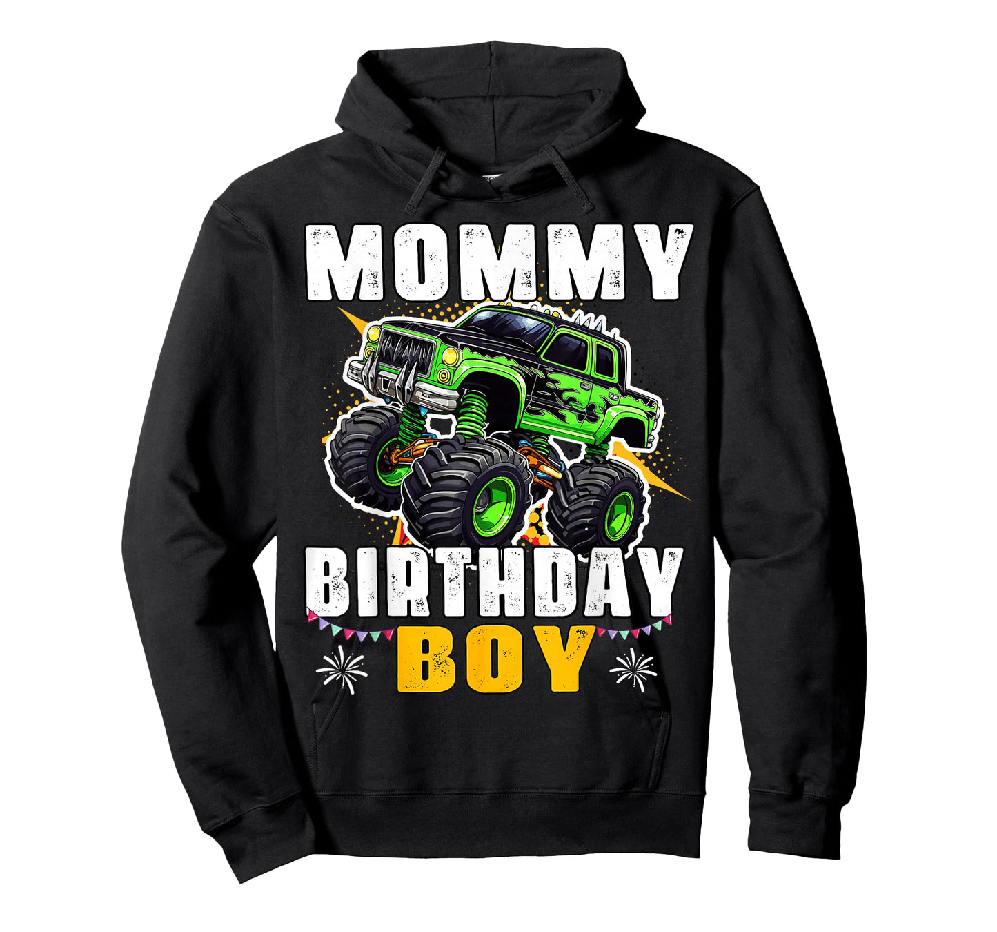 Mommy of The Birthday Boy Monster Truck Mom Family Matching T-Shirt