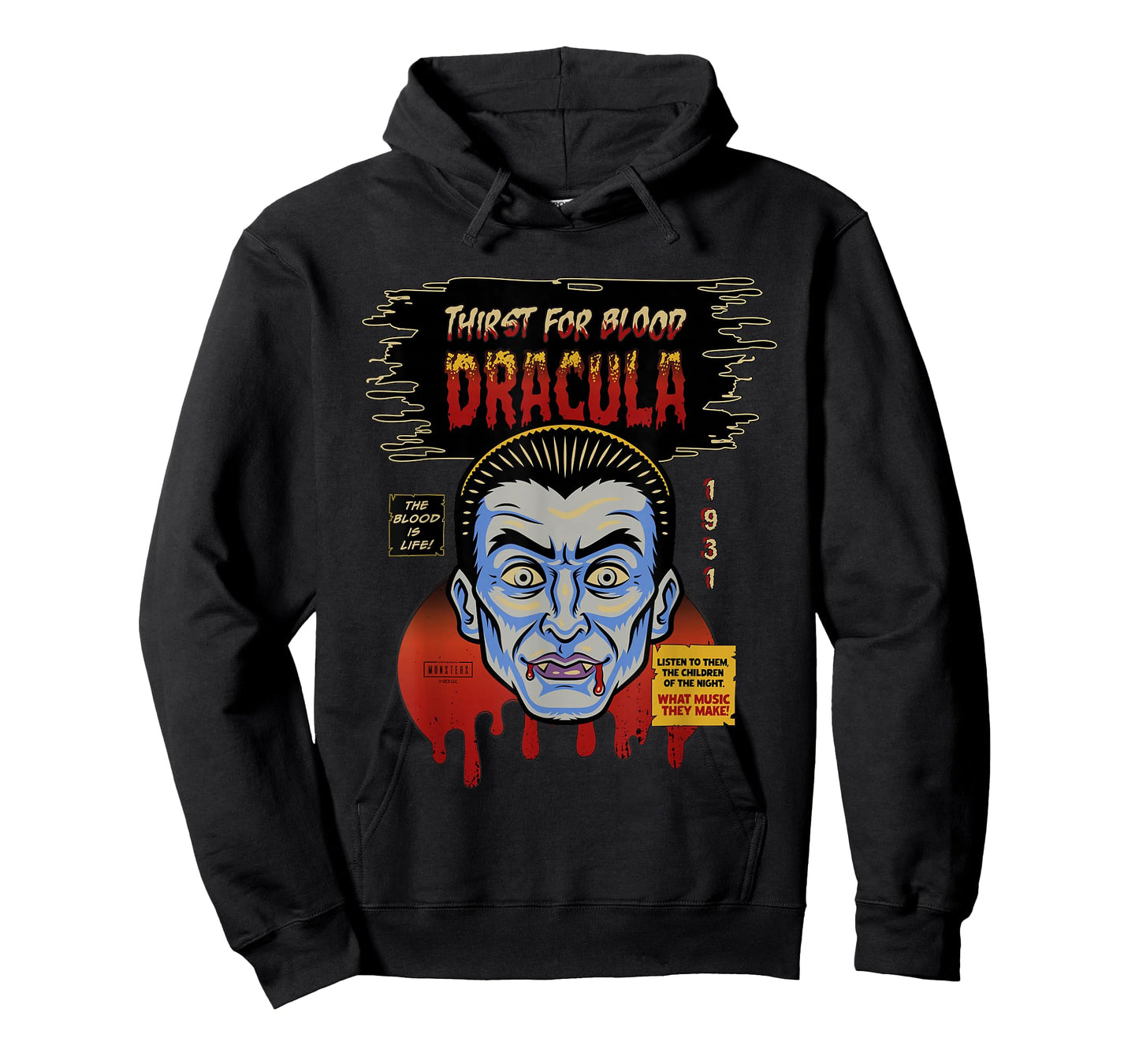 Universal Monsters Dracula Vintage Halloween Mask T-Shirt