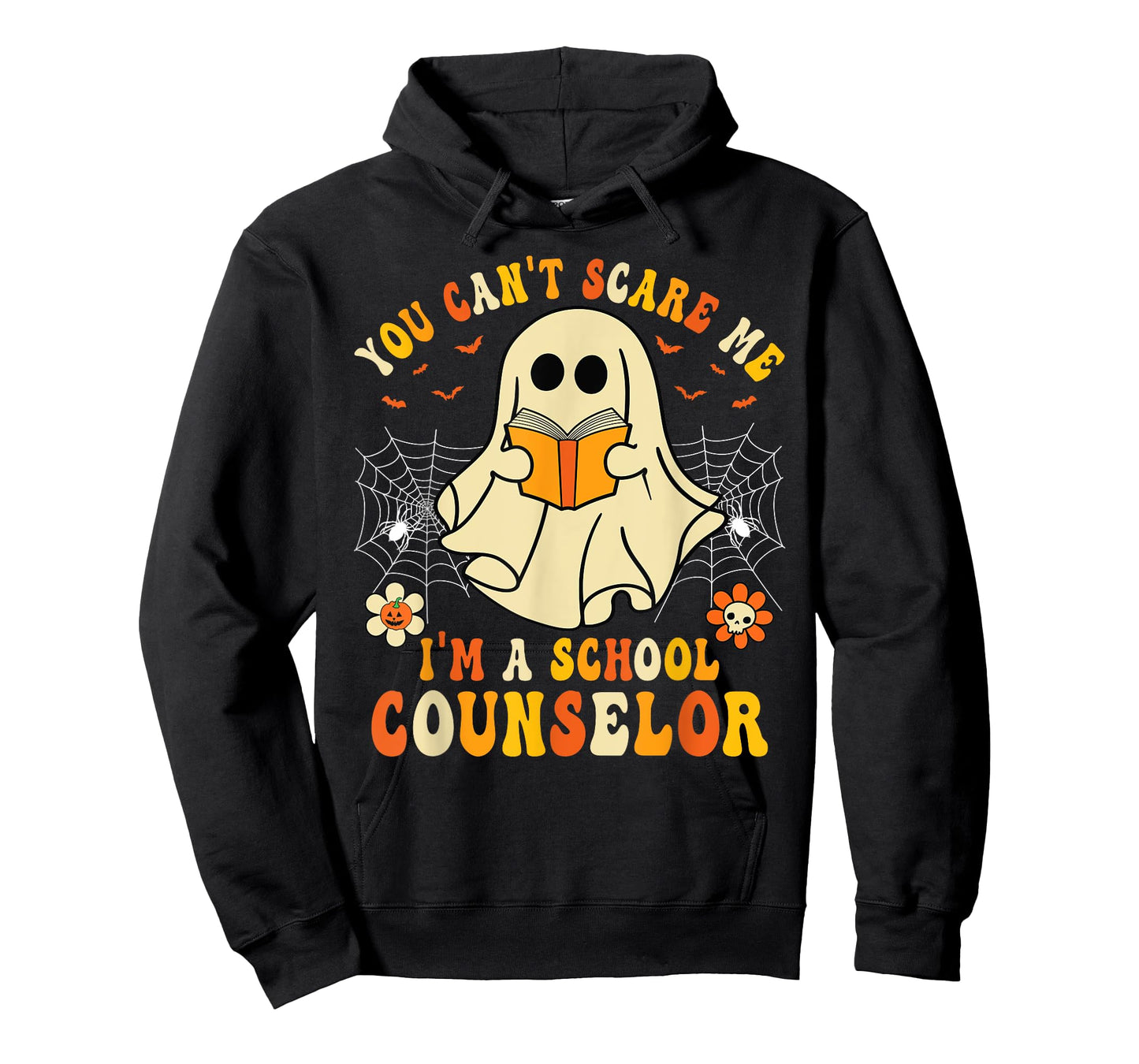 You Can't Scare Me I'm A School Counselor Halloween Ghost T-Shirt
